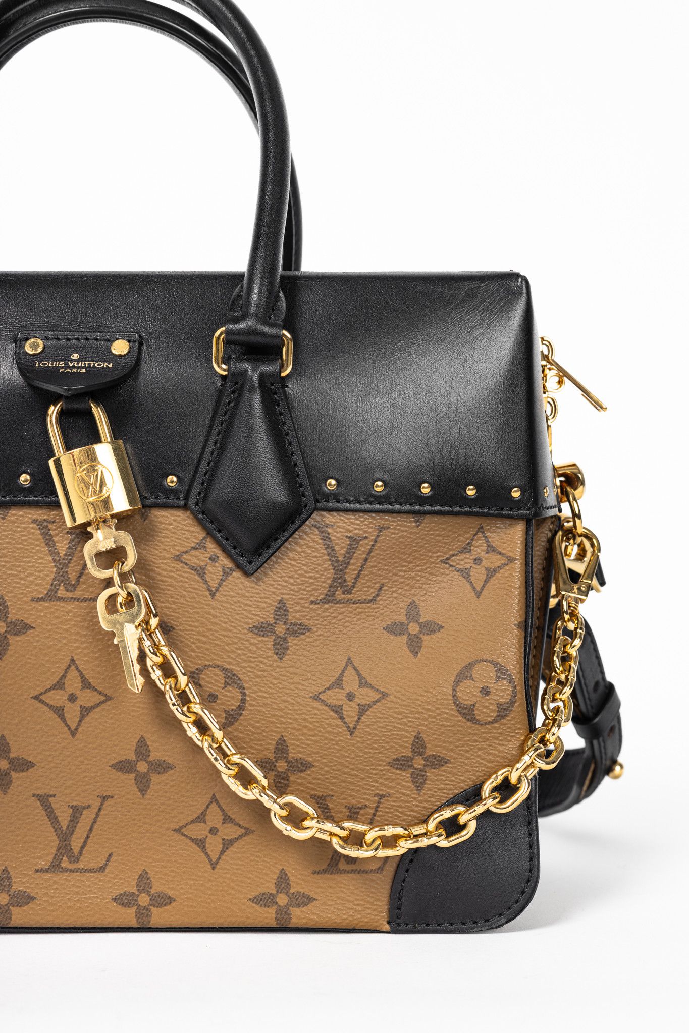 Louis Vuitton Louis Vuitton City Malle MM Monogram Reverse Handbag Size ONE SIZE - 8 Thumbnail