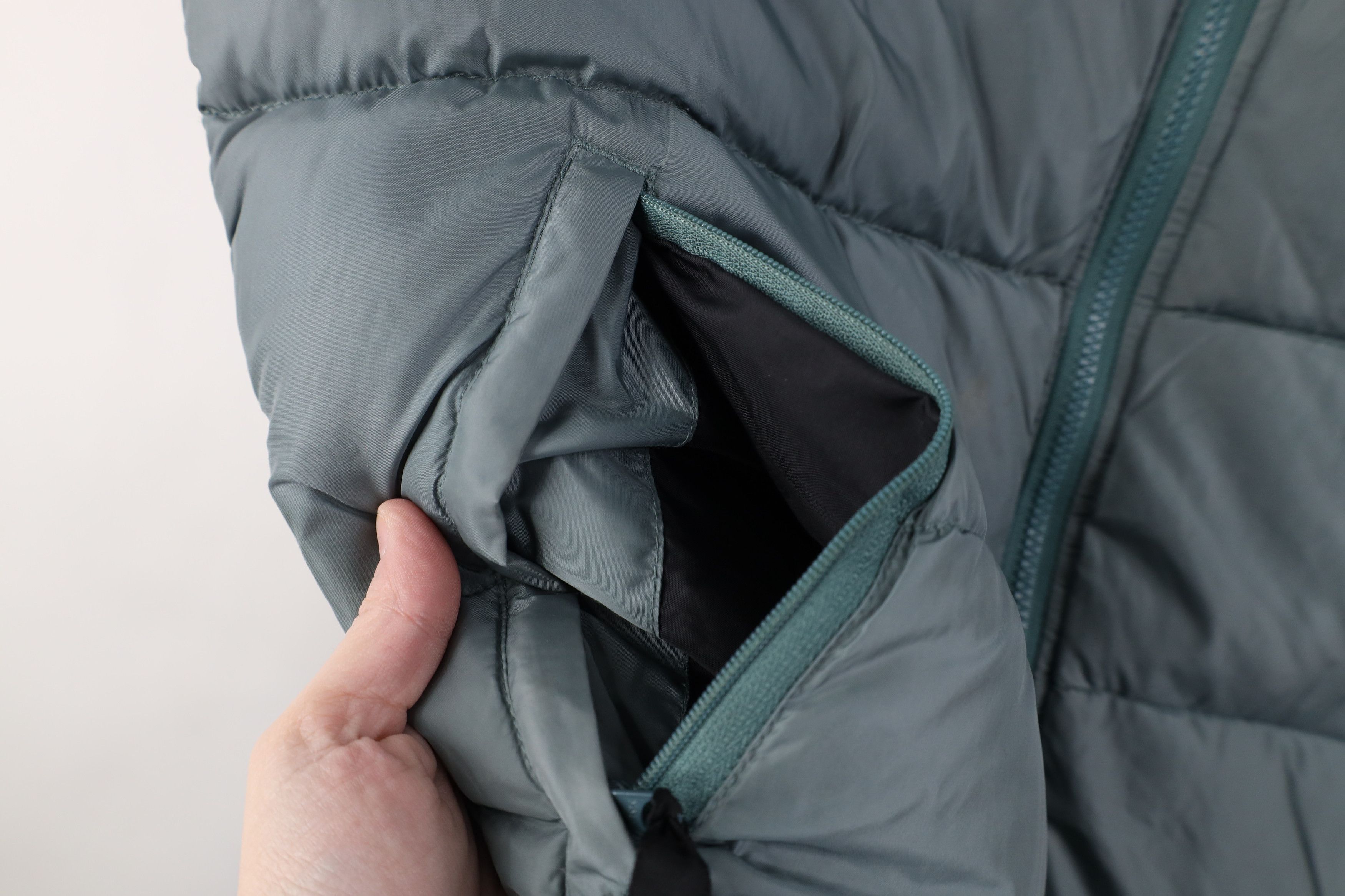 Vintage Vintage 90s Streetwear Goose Down Puffer Vest Jacket Teal Size M / US 6-8 / IT 42-44 - 7 Thumbnail