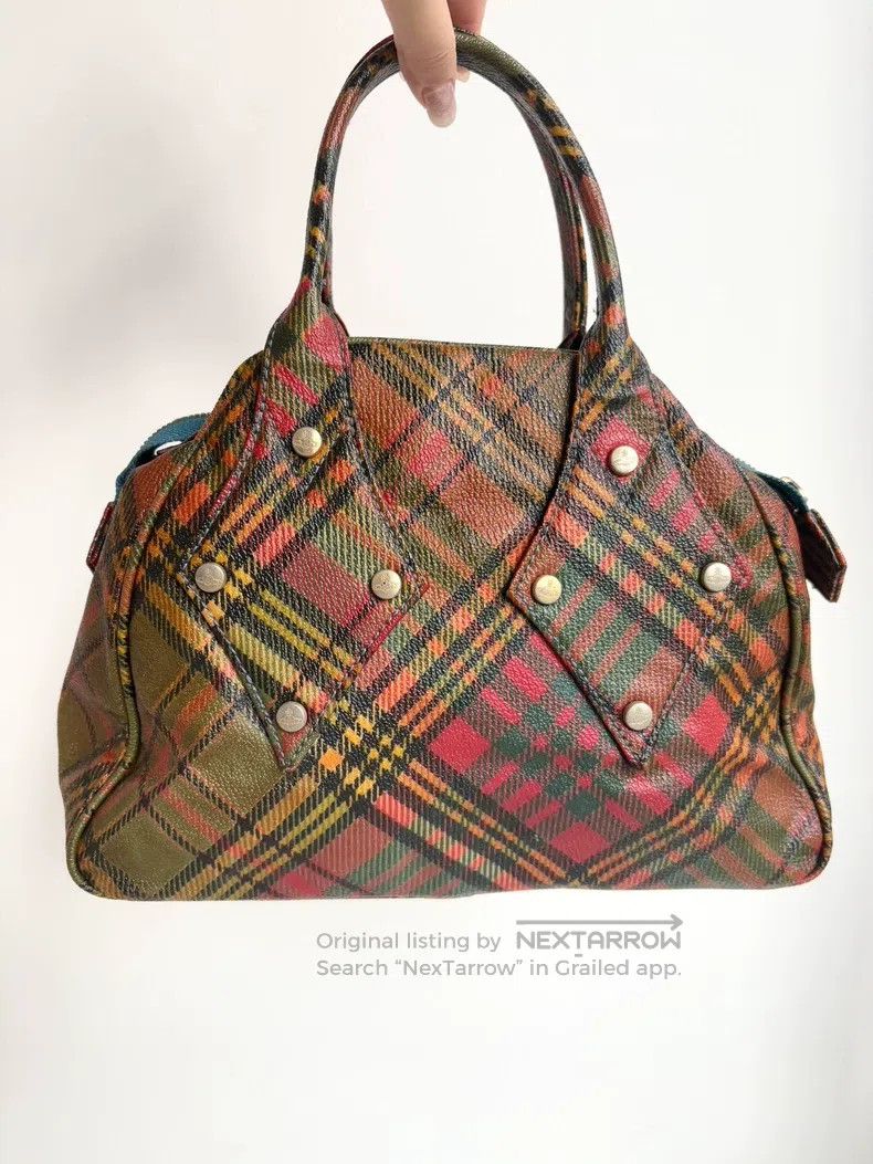 Vivienne Westwood Vivienne Westwood size os Vintage Patchwork Plaid Bowling H Size ONE SIZE - 2 Thumbnail