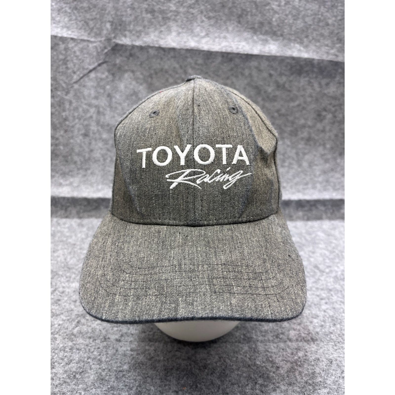 Vintage Toyota Racing Hat Cap - Baseball Cap - One Size - Gray Cotton Polyester Blend - Adjustable Strap Back - Unisex Adults - Vintage: No - Toyota Brand Size ONE SIZE - 2 Thumbnail