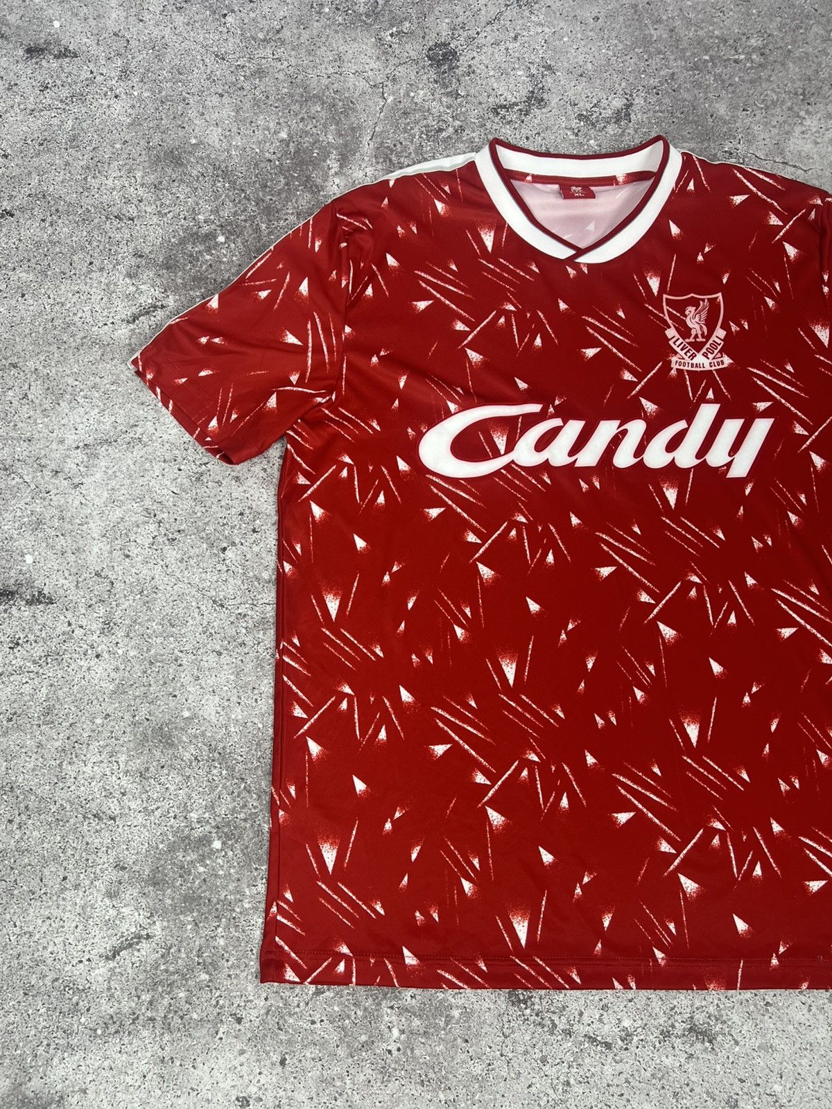 Vintage Liverpool Candy Football Shirt Soccer Jersey Size US XL / EU 56 / 4 - 2 Thumbnail