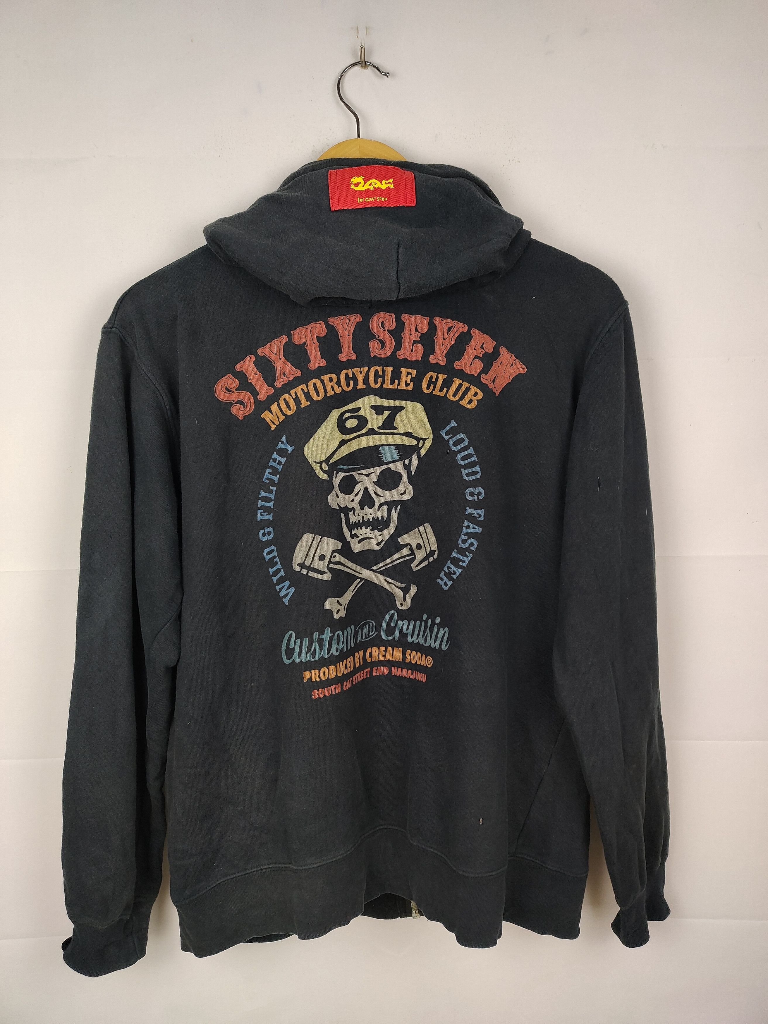 Vintage Cream Soda Zipper Hoodie