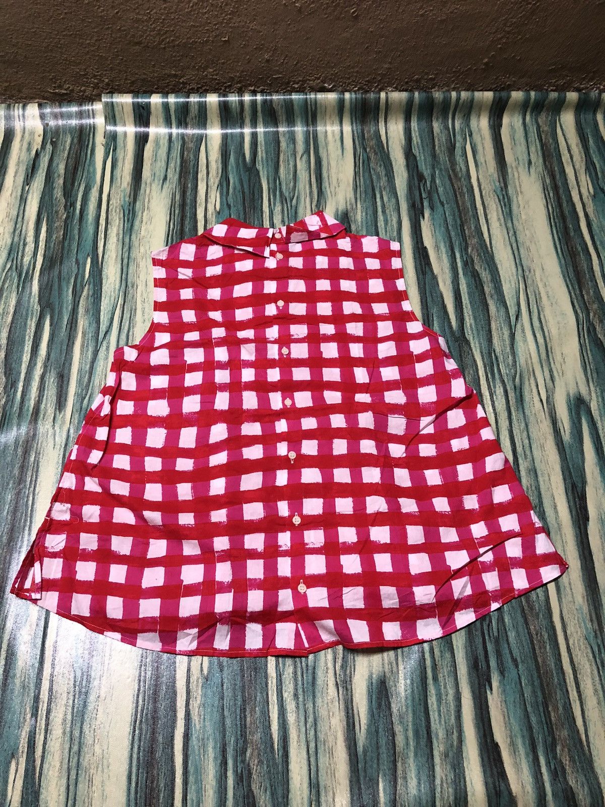 Marni × Uniqlo Marni X Uniqlo Pleated Sleeveless Cotton Blouse Size S / US 4 / IT 40 - 1 Thumbnail