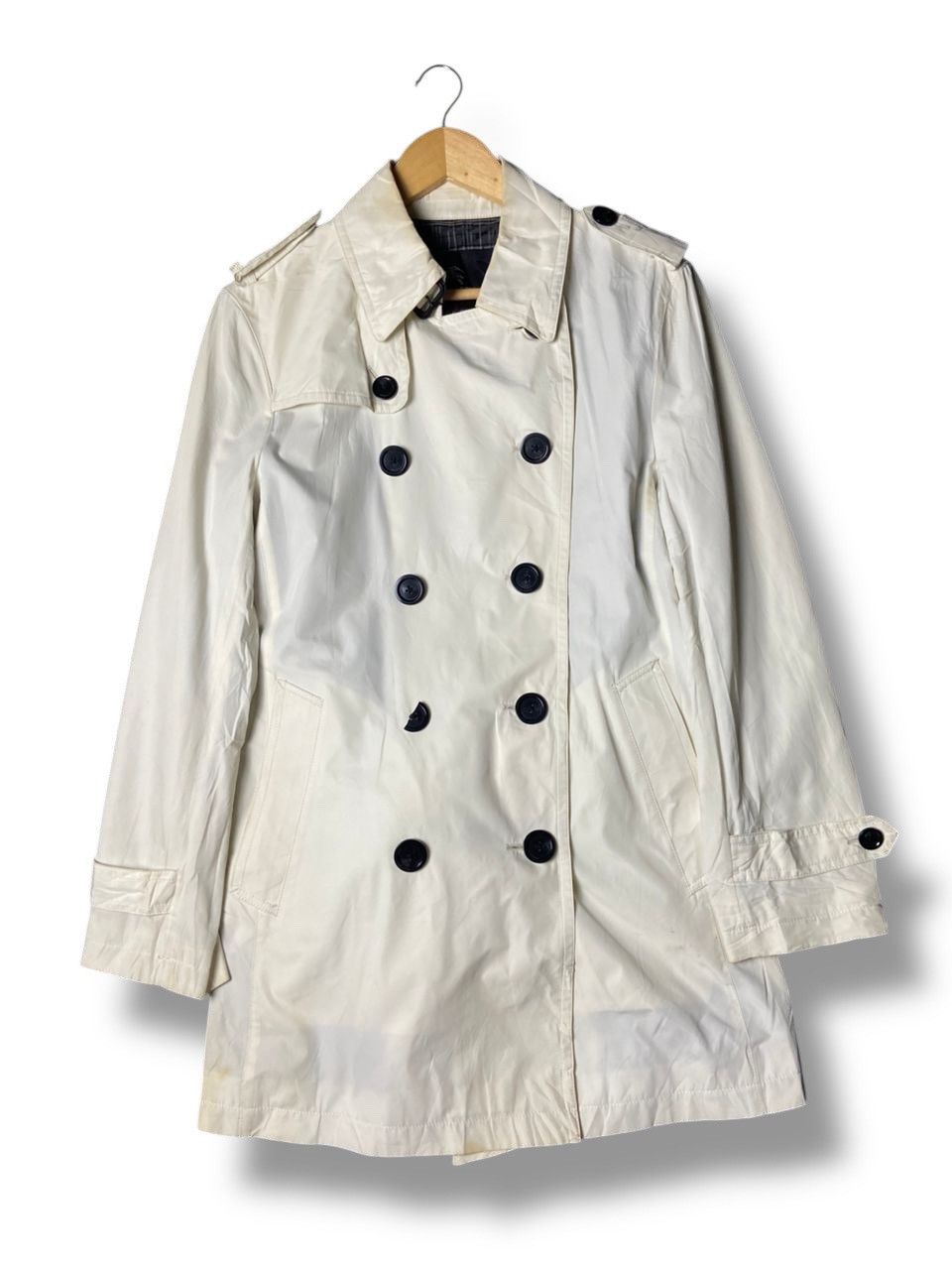 Burberry Burberry Black Label Double Breasted Trench Coat (140) Size US XXS / EU 40 - 1 Thumbnail