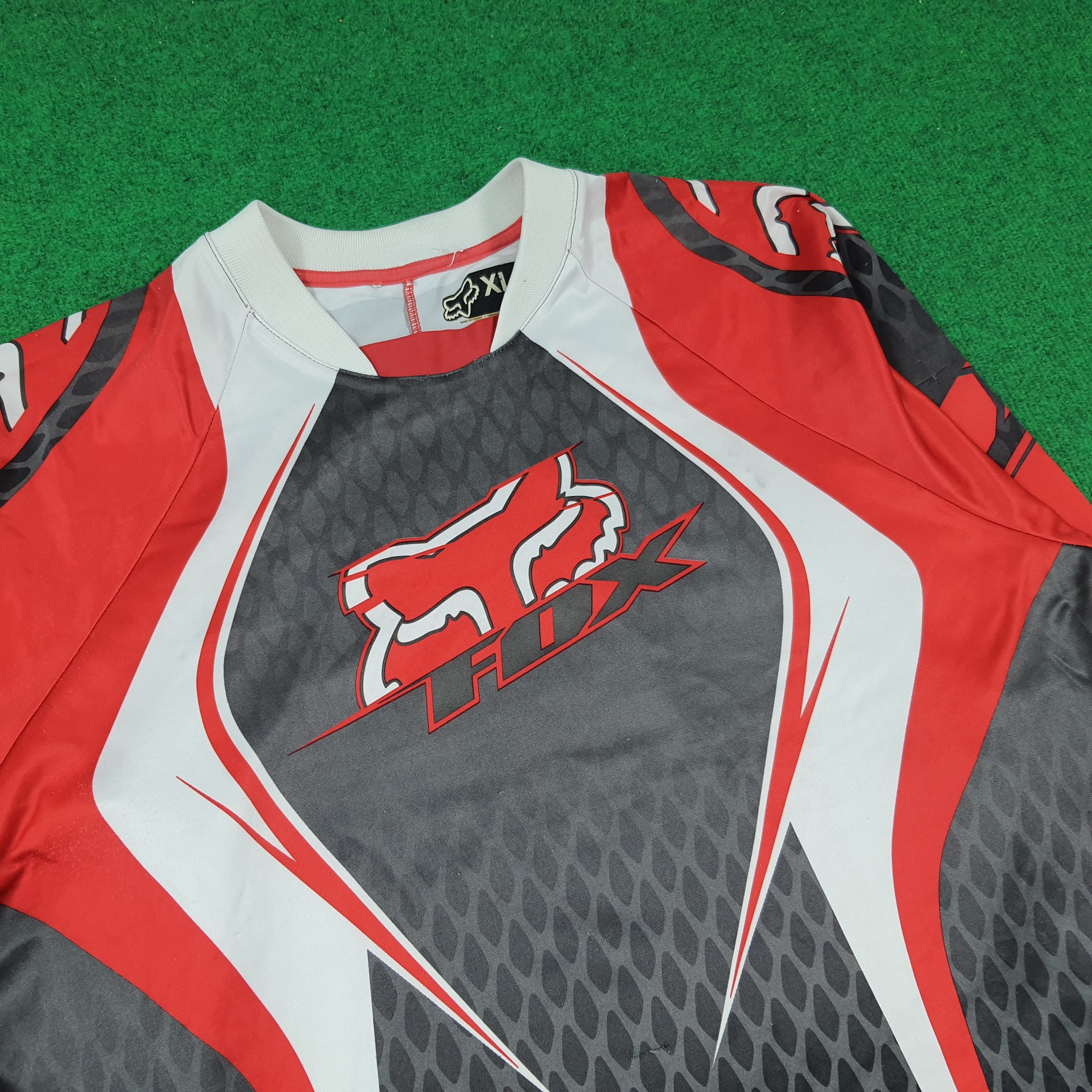 Fox Racing Vintage Fox Racing Motorsports Jersey C285N69 Size US XL / EU 56 / 4 - 2 Thumbnail