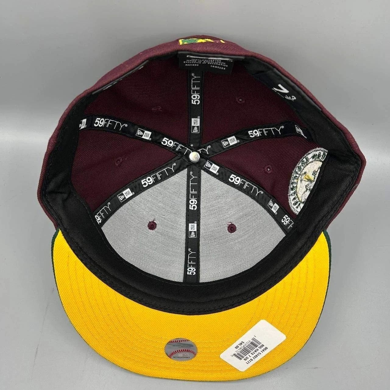 New Era Seattle Mariners Hat Men 7 3/8 Red Green MLB Fitted Cap New Size ONE SIZE - 2 Thumbnail