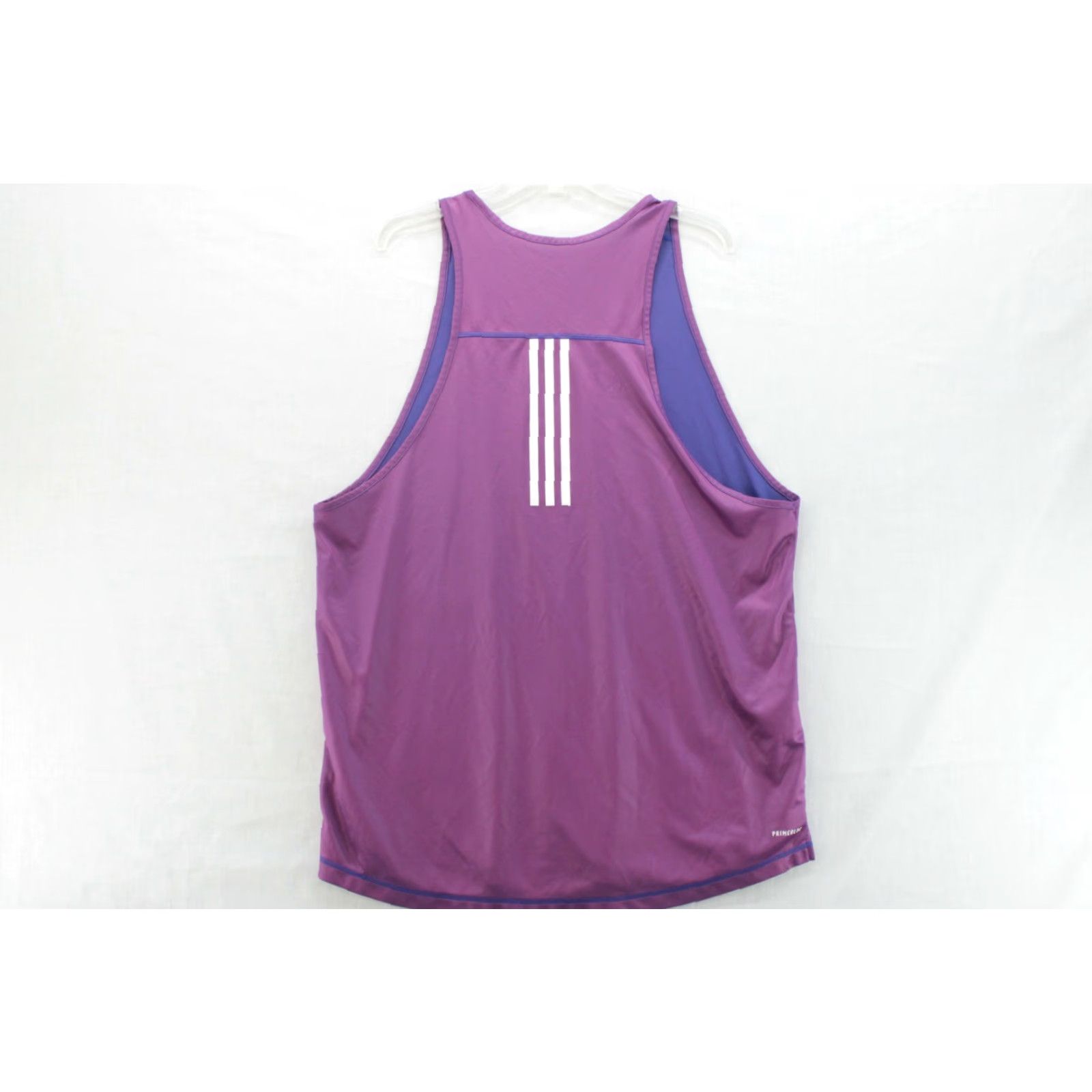 Adidas VINTAGE Adidas Primeblue Tank Top Mens XL Purple Aeroready Sleeveless Athleisure Sports Size US XL / EU 56 / 4 - 4 Thumbnail