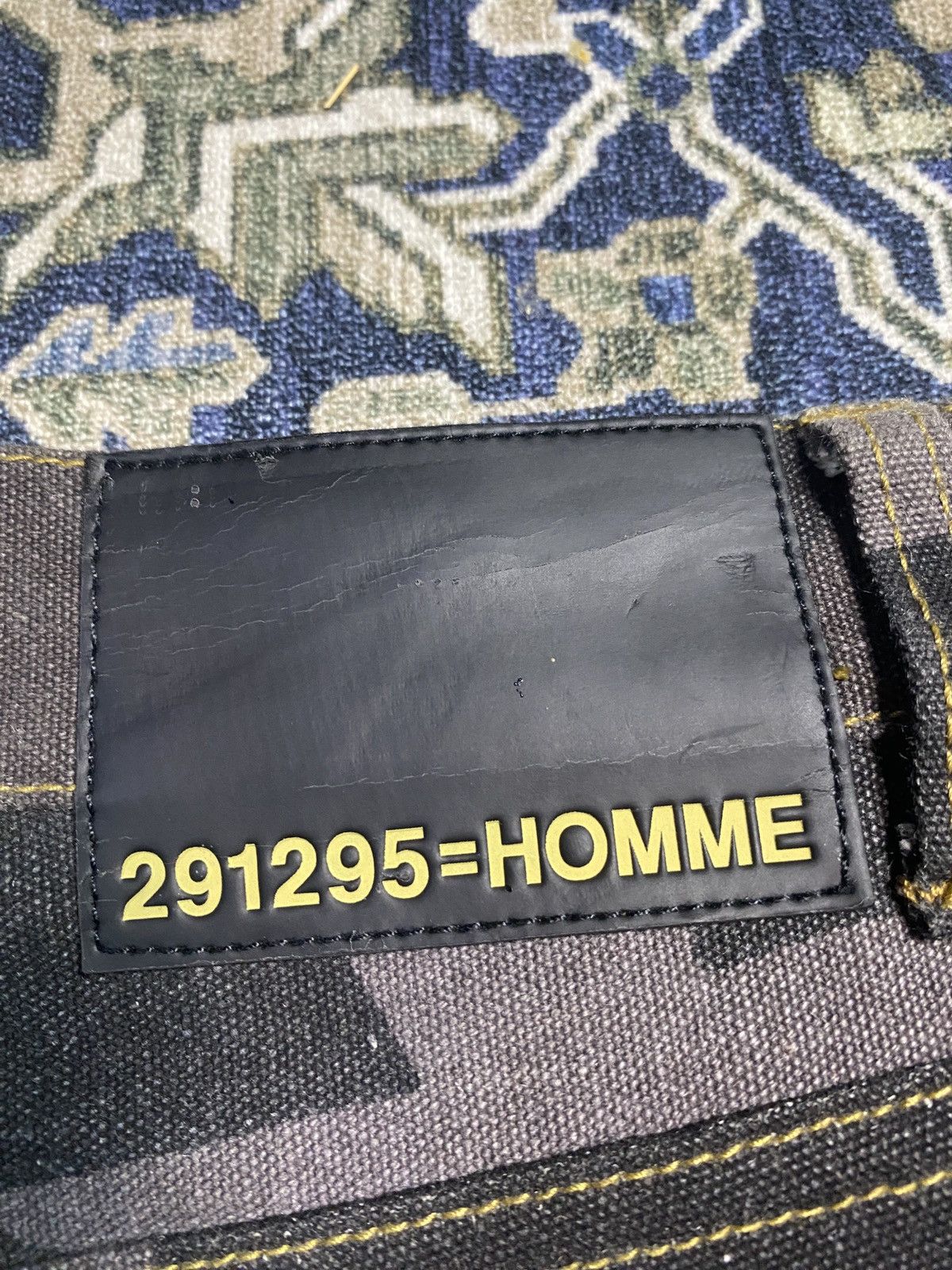 Designer × Japanese Brand 291295 Homme Camo Design Jeans Size US 32 / EU 48 - 9 Thumbnail