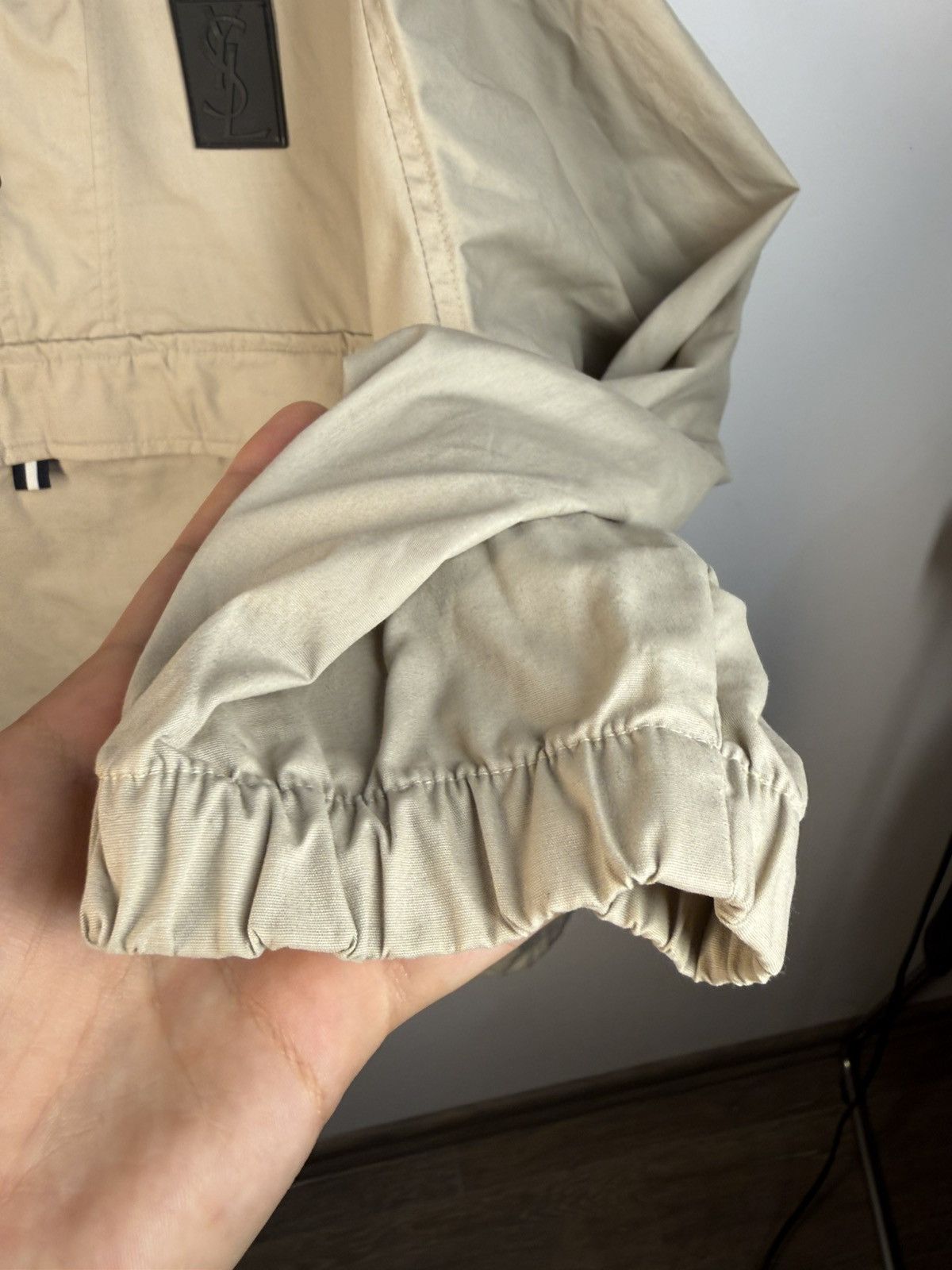 Yves Saint Laurent Spring YSL Anorak Beige Jacket Summer Vintage Yves Saint Size US L / EU 52-54 / 3 - 13 Thumbnail