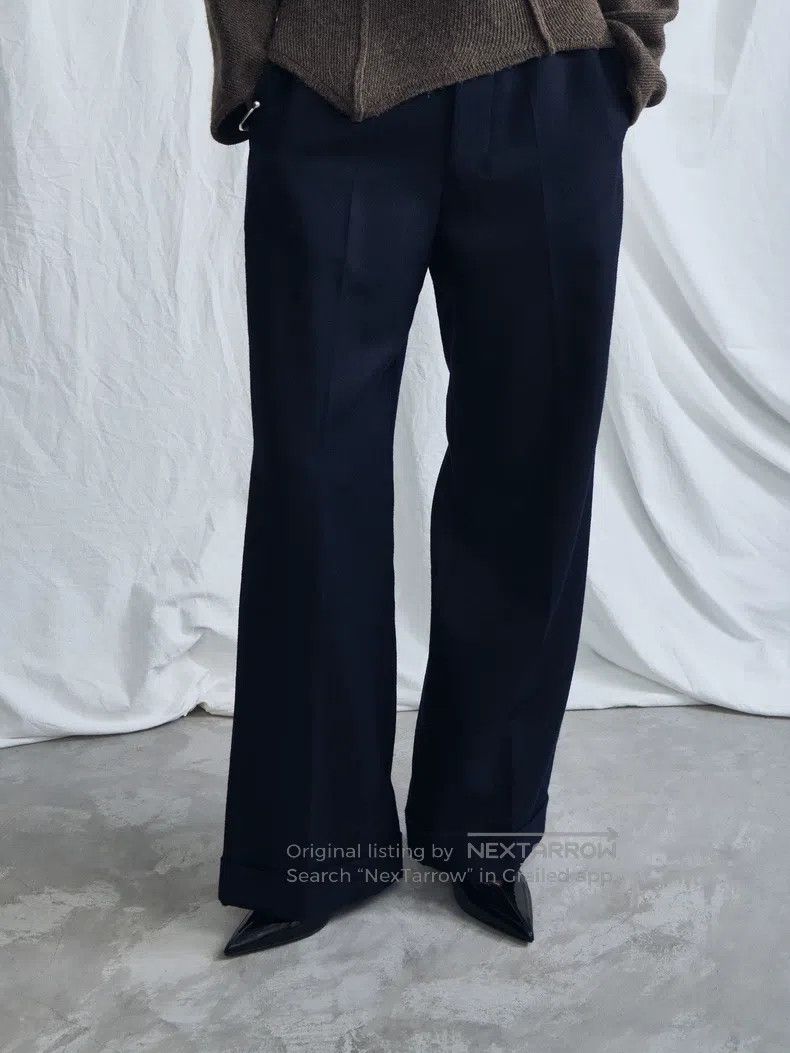 Junya Watanabe Junya Watanabe size XS Navy wool trousers Size 22" - 1 Thumbnail