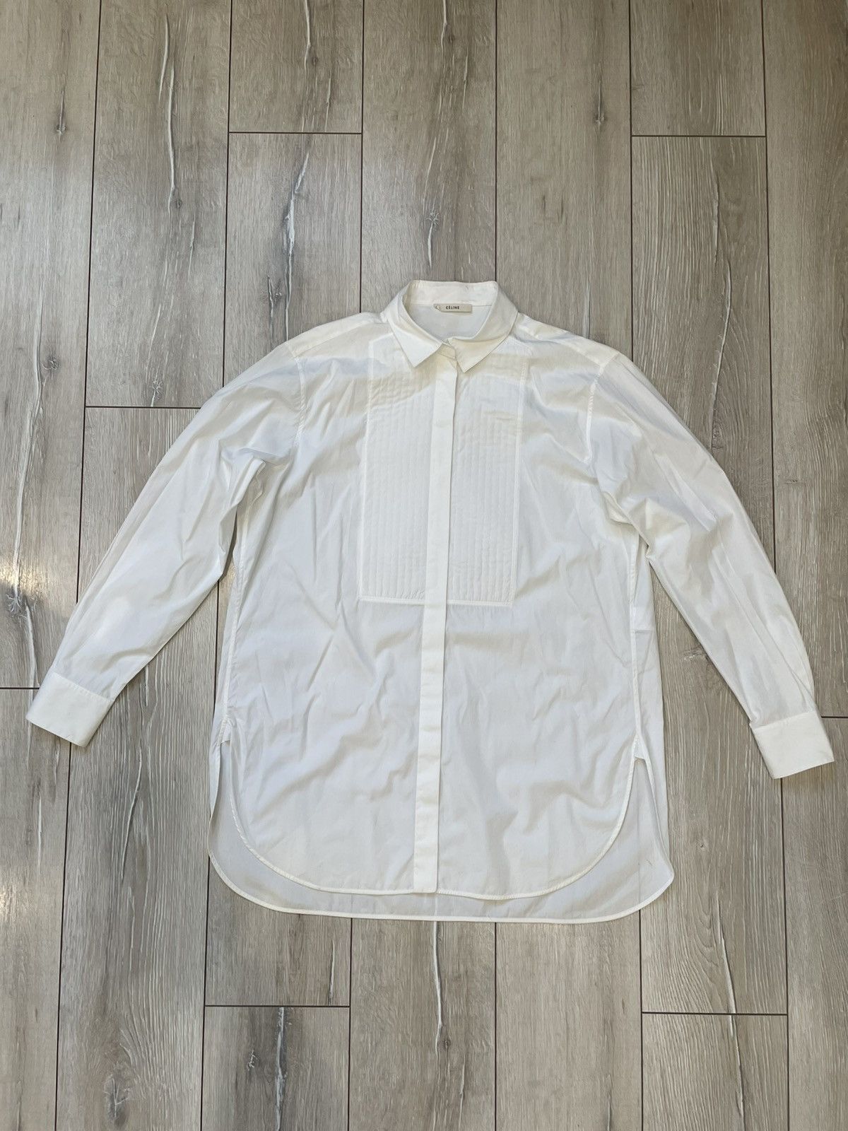 Celine Celine white shirt Size M / US 6-8 / IT 42-44 - 1 Thumbnail