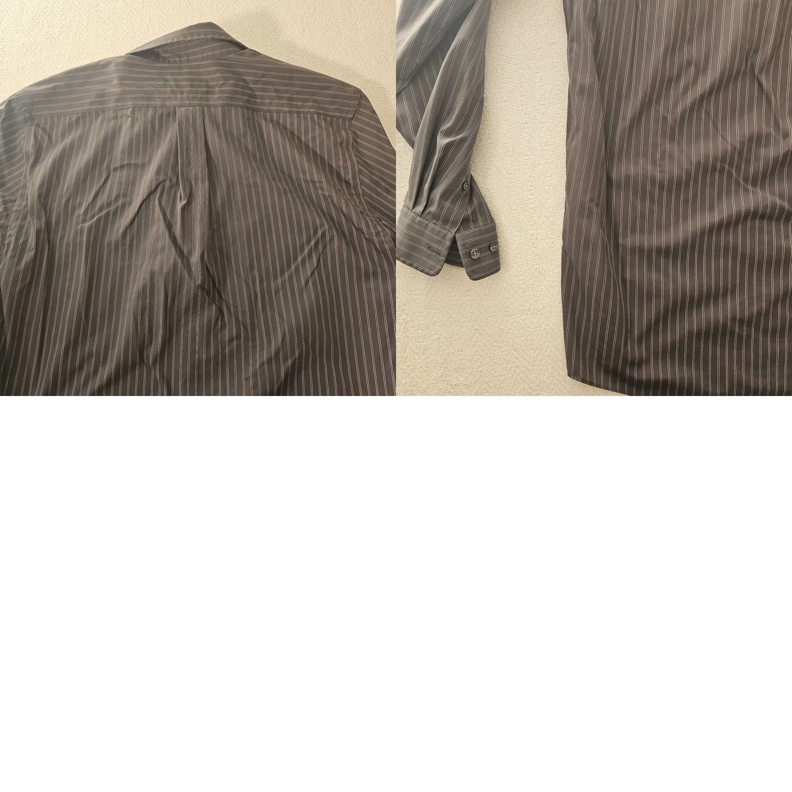 Eddie Bauer VINTAGE Eddie Bauer Shirt Mens L Tall Black Stripe Cotton Button-Down Long Sleeve Oxford Size US L / EU 52-54 / 3 - 8 Thumbnail