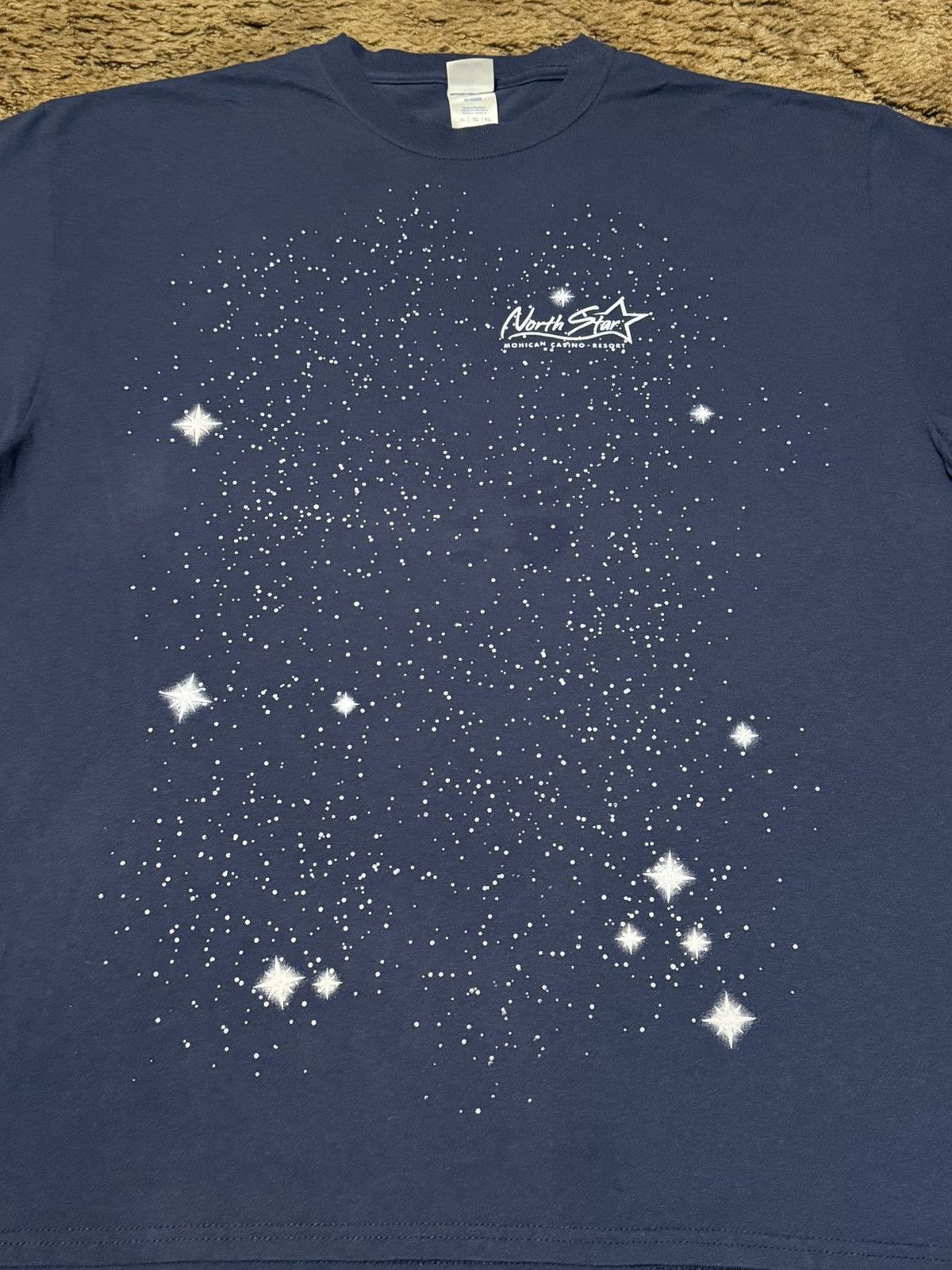 Vintage Vintage North Star Casino Stars T-Shirt Navy Blue XLarge Size US XL / EU 56 / 4 - 2 Thumbnail