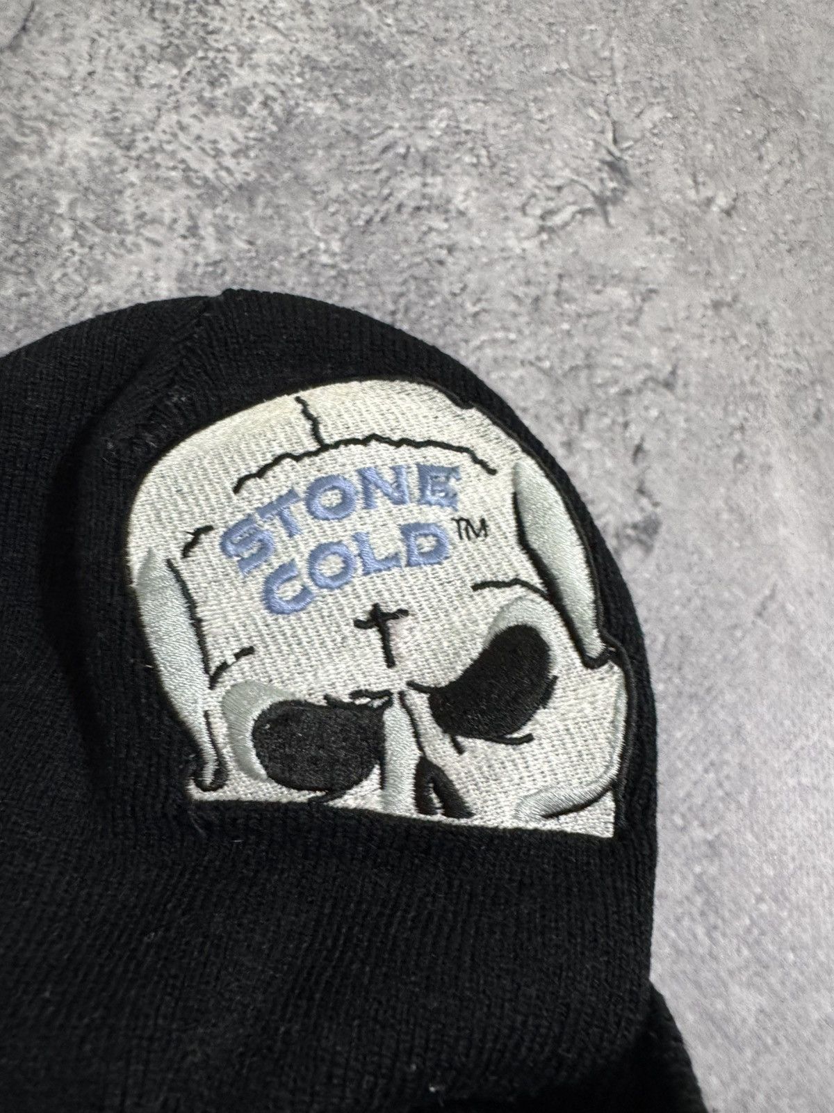 WWF Vintage WWF Stone Cold Skull Beanie Hat Size ONE SIZE - 3 Thumbnail