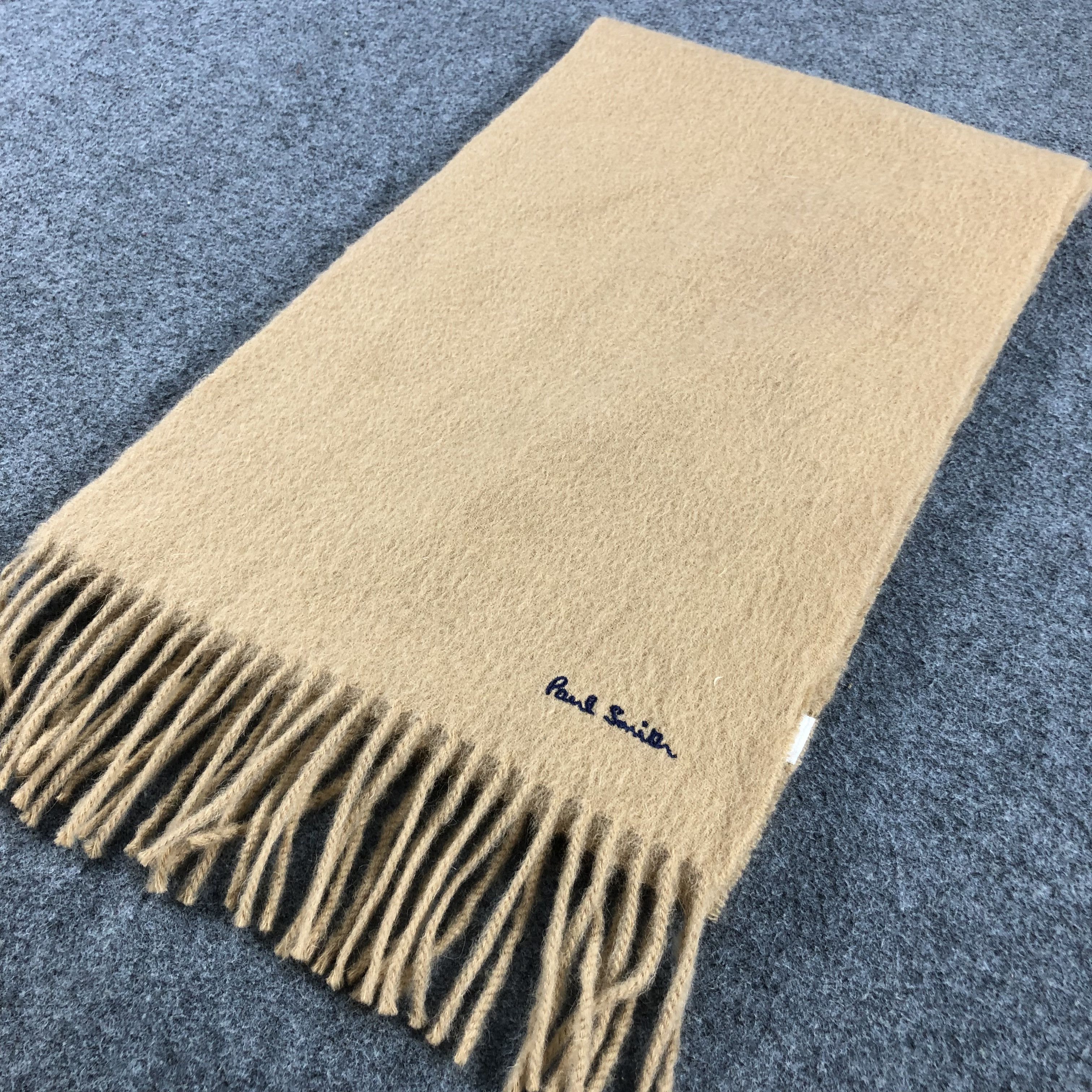 Paul Smith Paul Smith Plain Wool Scarf Muffler V636 Size ONE SIZE - 3 Thumbnail