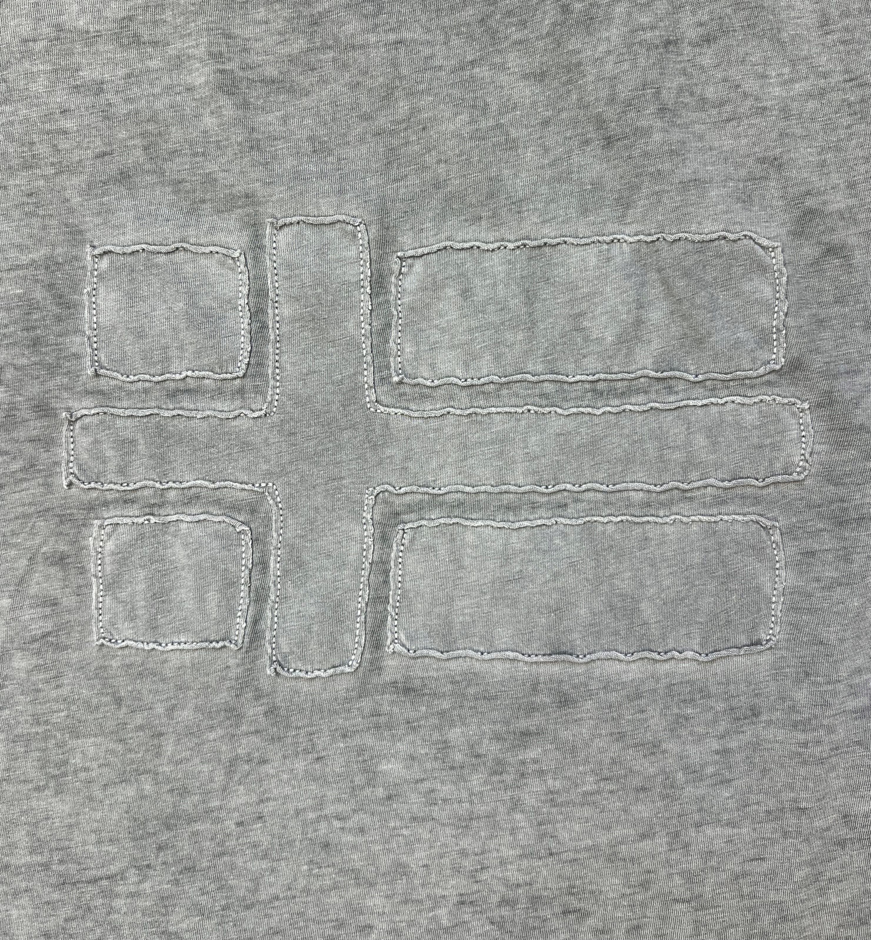Napapijri Napapijri Geographic Flag Logo T-Shirt Washed Grey M/L Size US L / EU 52-54 / 3 - 3 Thumbnail