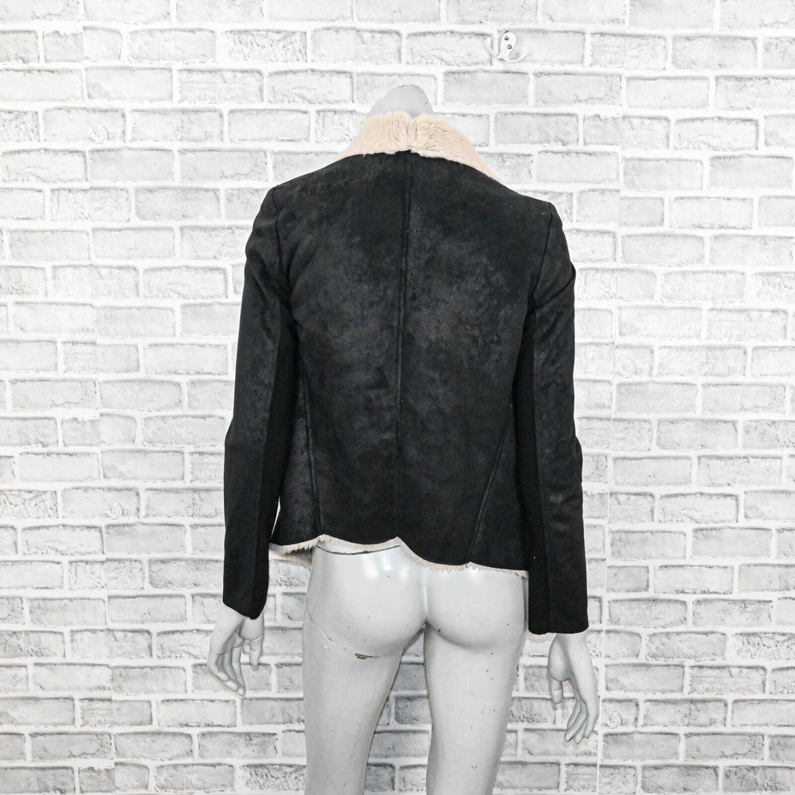 The Kooples The Kooples Faux Shearling Jacket sherpa lined black Size S / US 4 / IT 40 - 6 Thumbnail