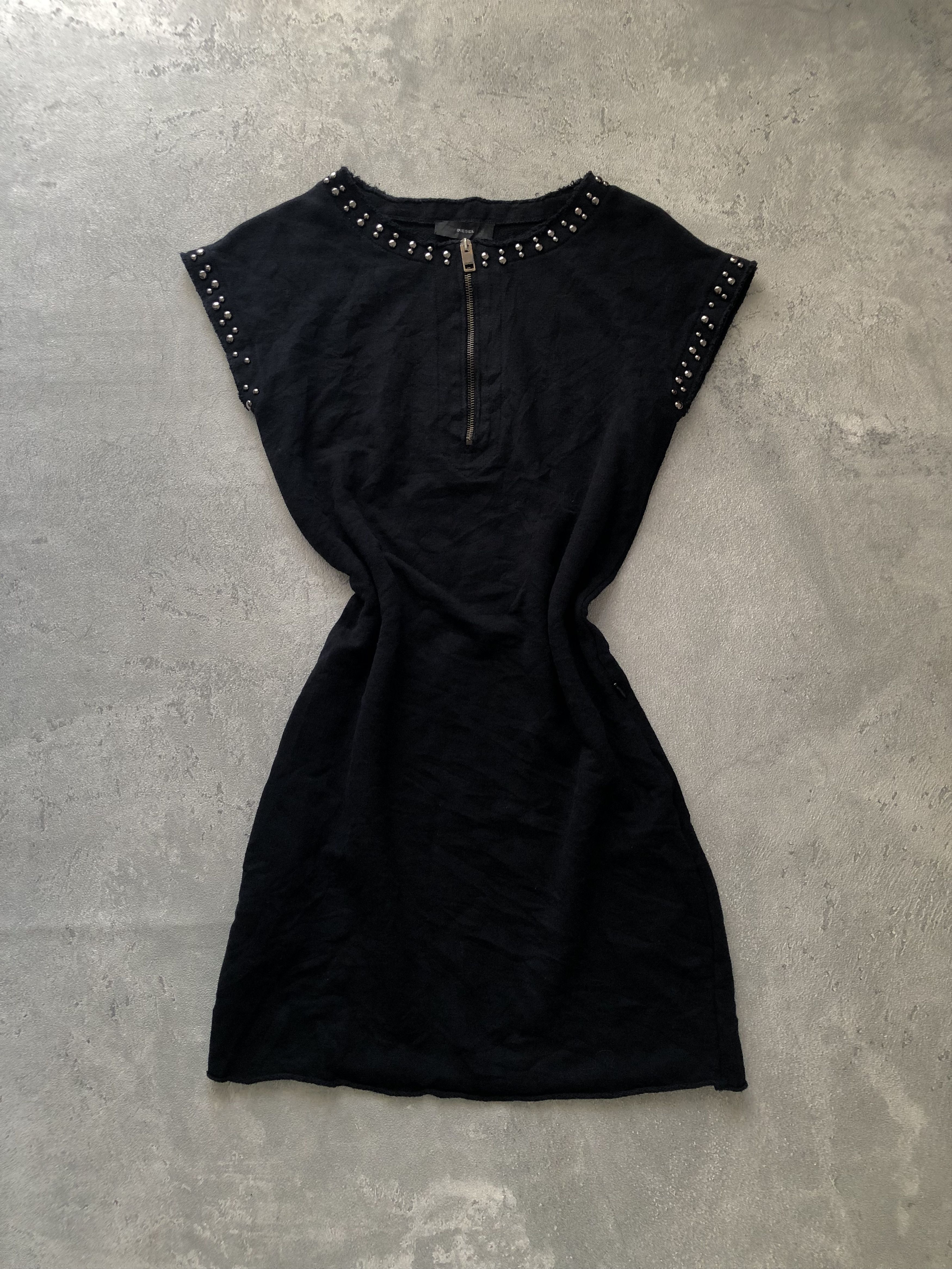 Diesel  Vintage Diesel Dress Black Studded Style | Grailed