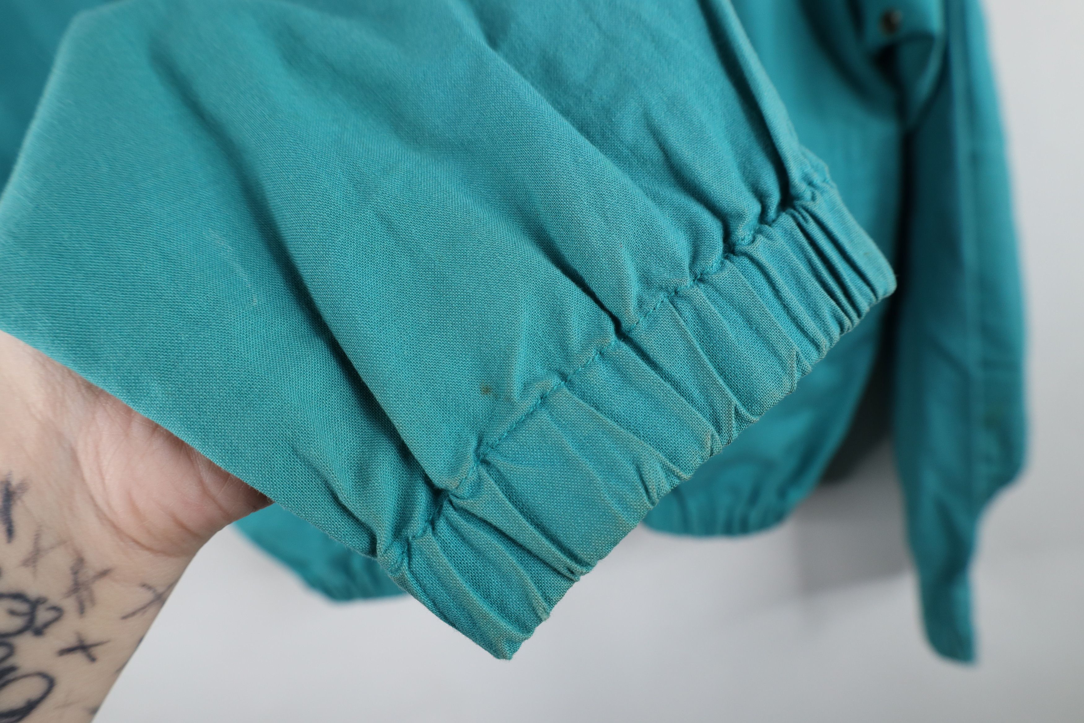 Eddie Bauer Vintage 90s Eddie Bauer Half Zip Pullover Jacket Teal Size US L / EU 52-54 / 3 - 13 Thumbnail