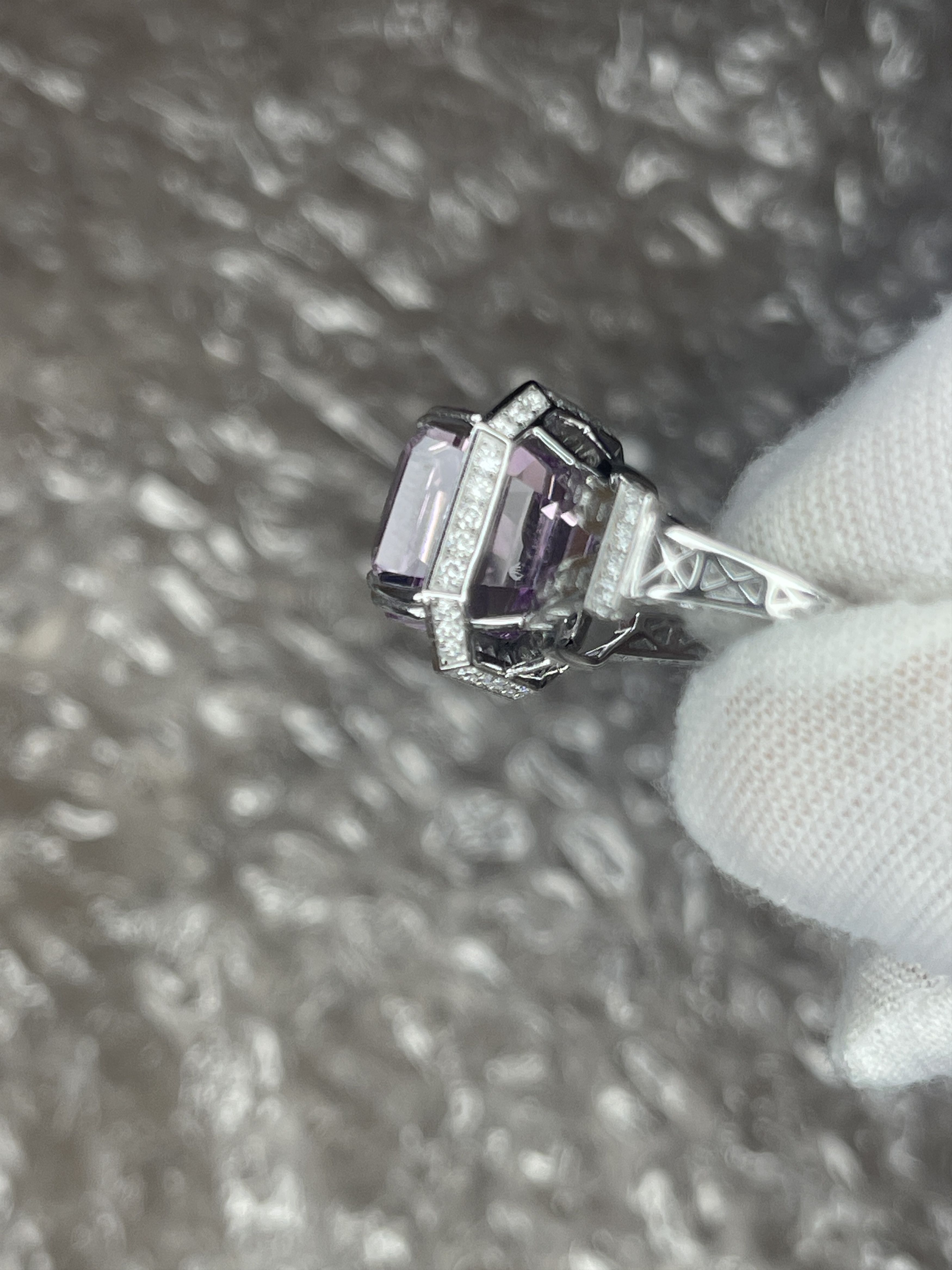 Jewelry Bague Rose Kunzite naturelle 13,82ct Size ONE SIZE - 12 Thumbnail
