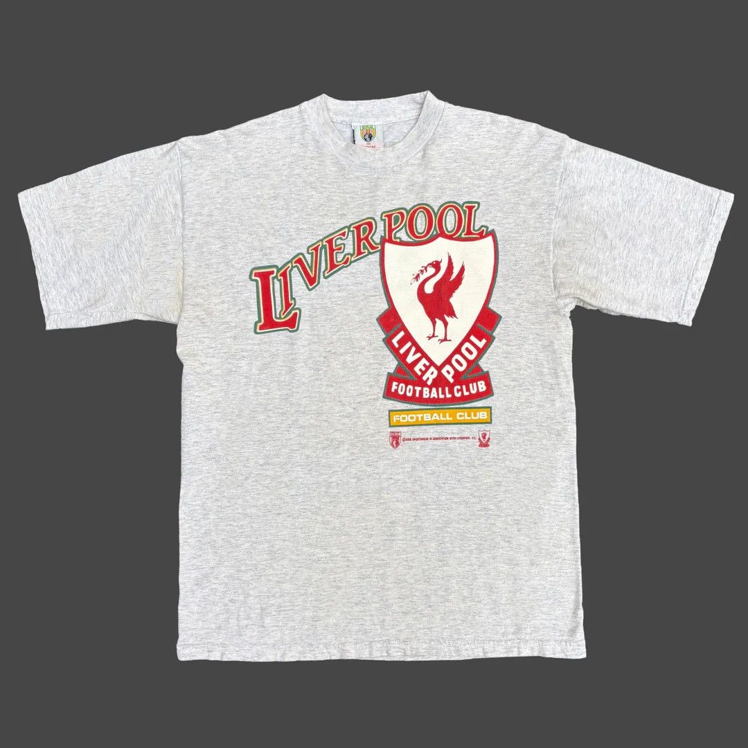Vintage Liverpool FC 1990 90s Vintage Soccer Fan Football T-Shirt Size US M / EU 48-50 / 2 - 1 Thumbnail