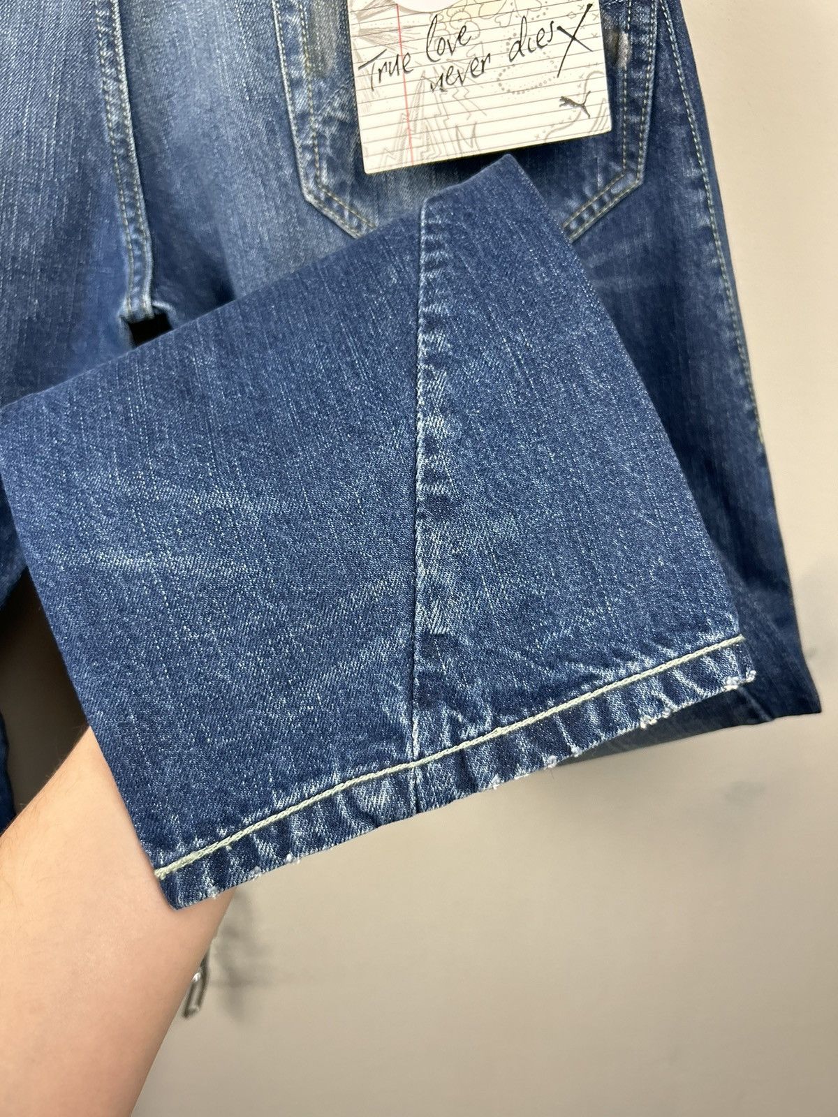 Evisu × Puma Vintage Evisu Puma Jeans Pants Rare y2k Size US 36 / EU 52 - 13 Thumbnail