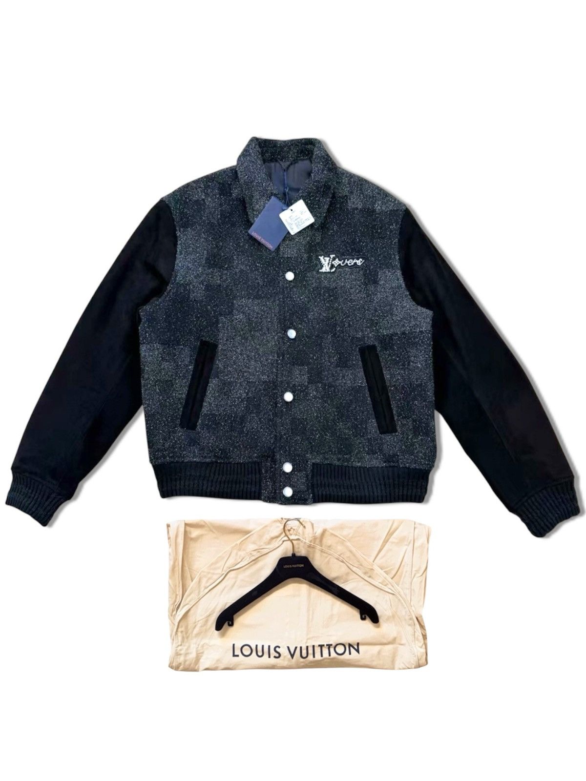 Louis Vuitton Louis Vuitton 52 Pearl swarovski Embroidered Baseball Jacket Size US L / EU 52-54 / 3 - 1 Thumbnail