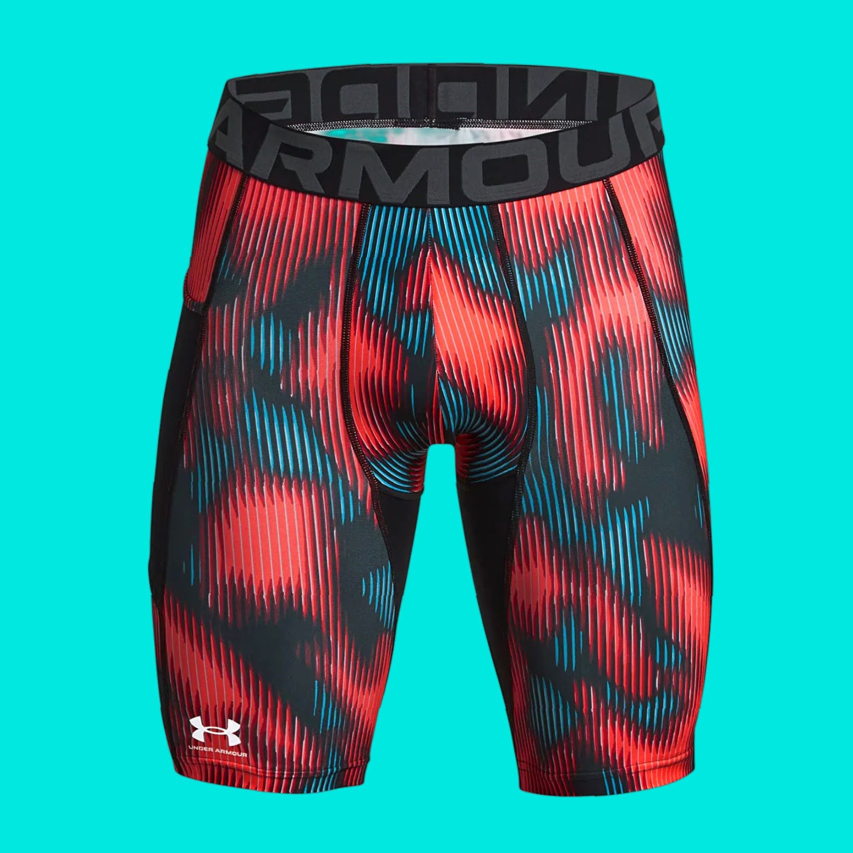 Under Armour Under Armour Long Shorts 10” Mens Compression Tights 1380919-628 S Red Size US 29 - 1 Thumbnail