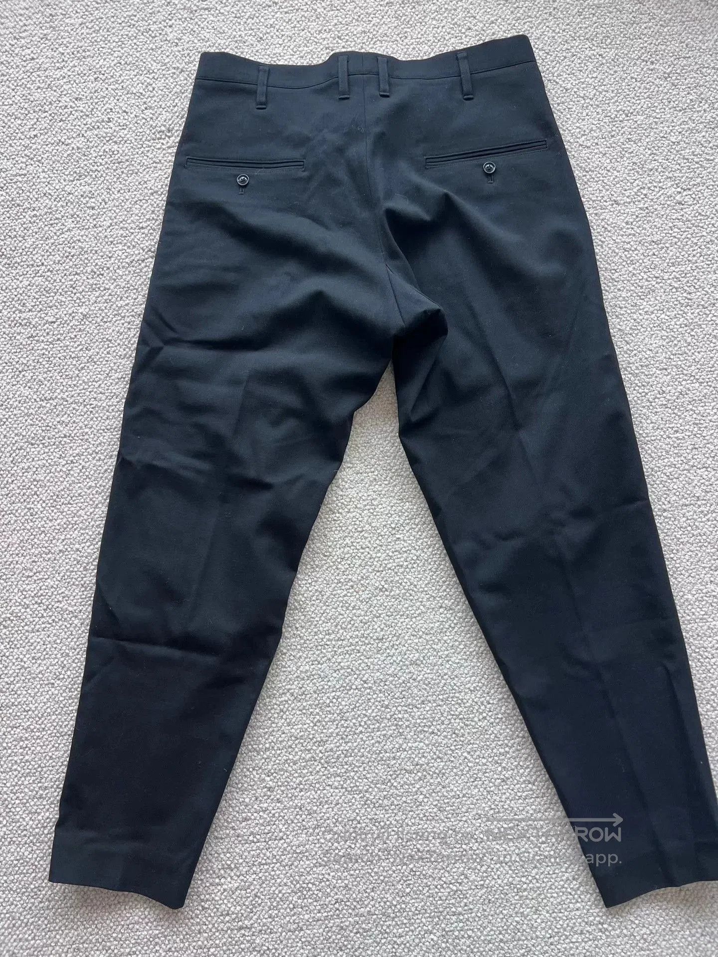 Yohji Yamamoto black wool trousers by yohji yamamoto. Size US 34 / EU 50 - 4 Thumbnail