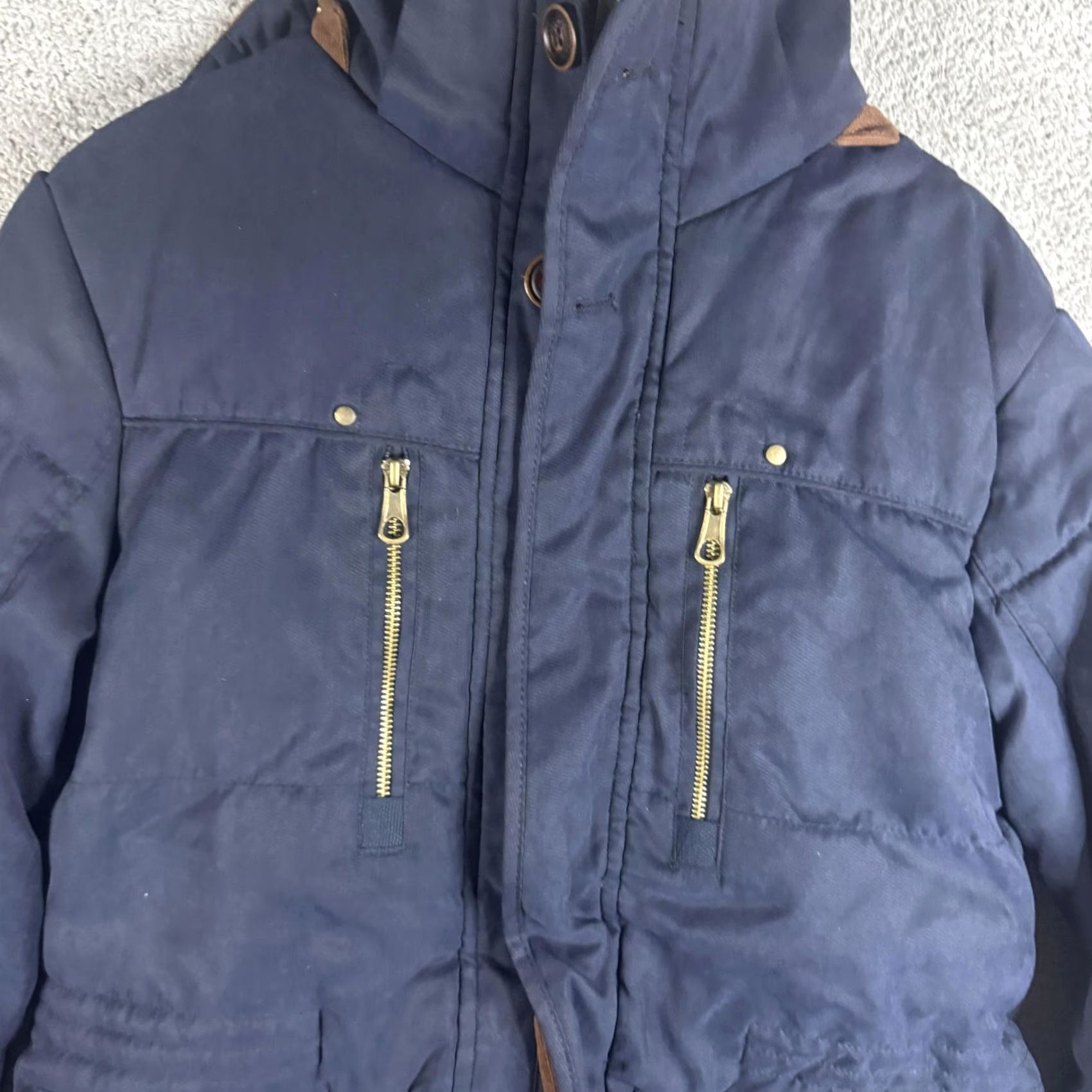 Vintage Jacket 2XL Blue Hooded Insulated Waterproof Parka Full Zip Outdoor Winter Mens Size US XXL / EU 58 / 5 - 6 Thumbnail
