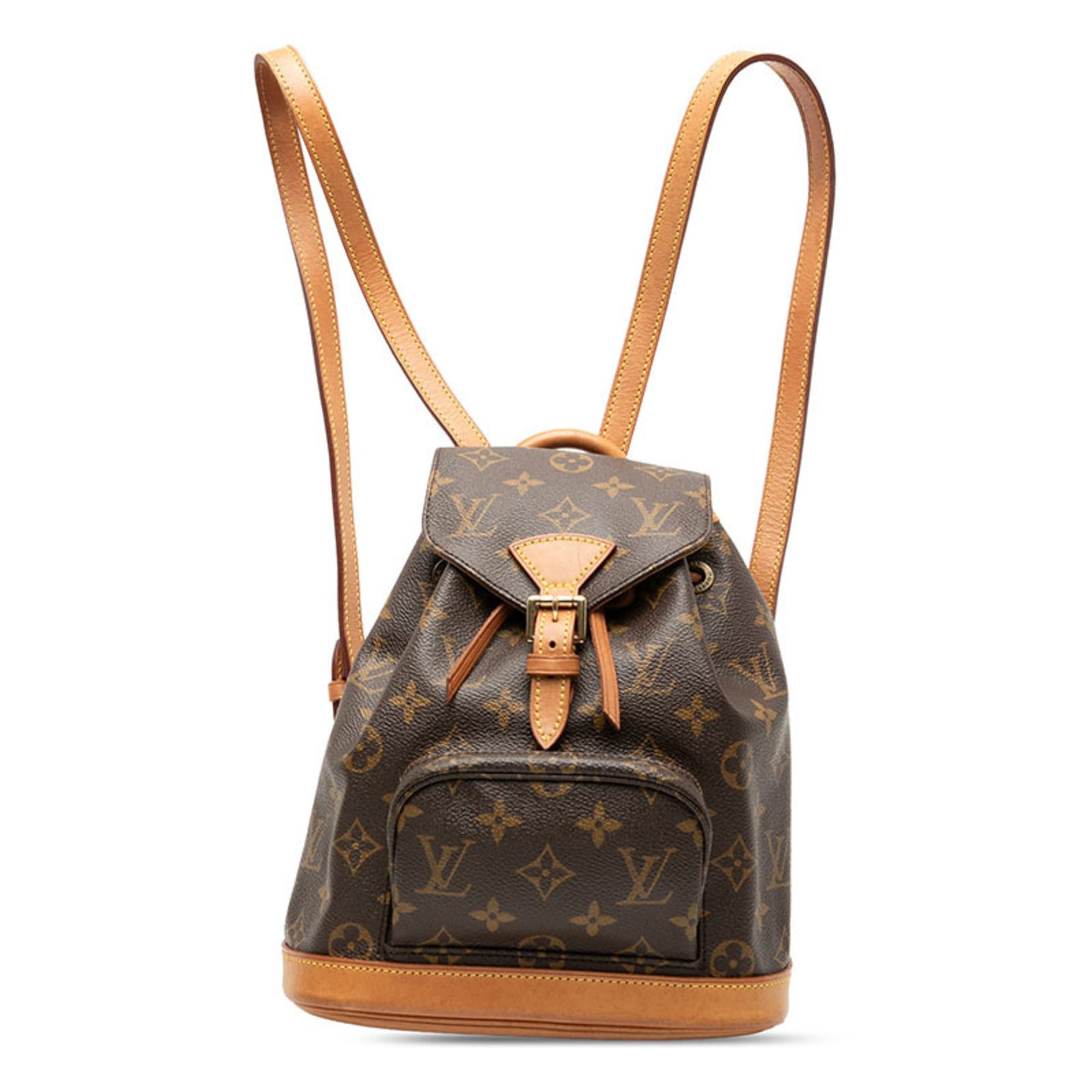 Louis Vuitton Montsouris MM Monogram Canvas Backpack Brown M51137 New Montsouris MM Backpack LV Monogram | LOUIS VUITTON ® main image 3