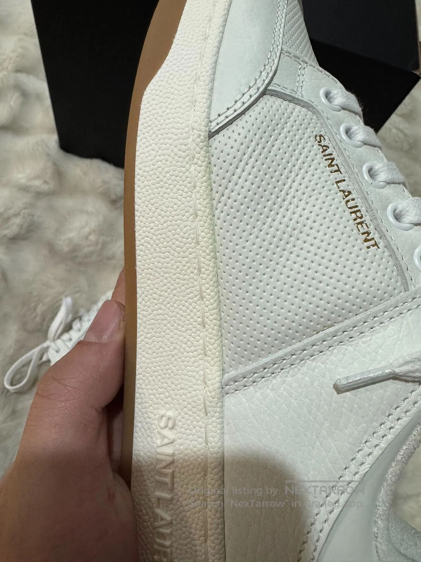 Saint Laurent Paris Saint Laurent SL61 Women's White Sneakers. Size US 6.5 / IT 36.5 - 8 Thumbnail