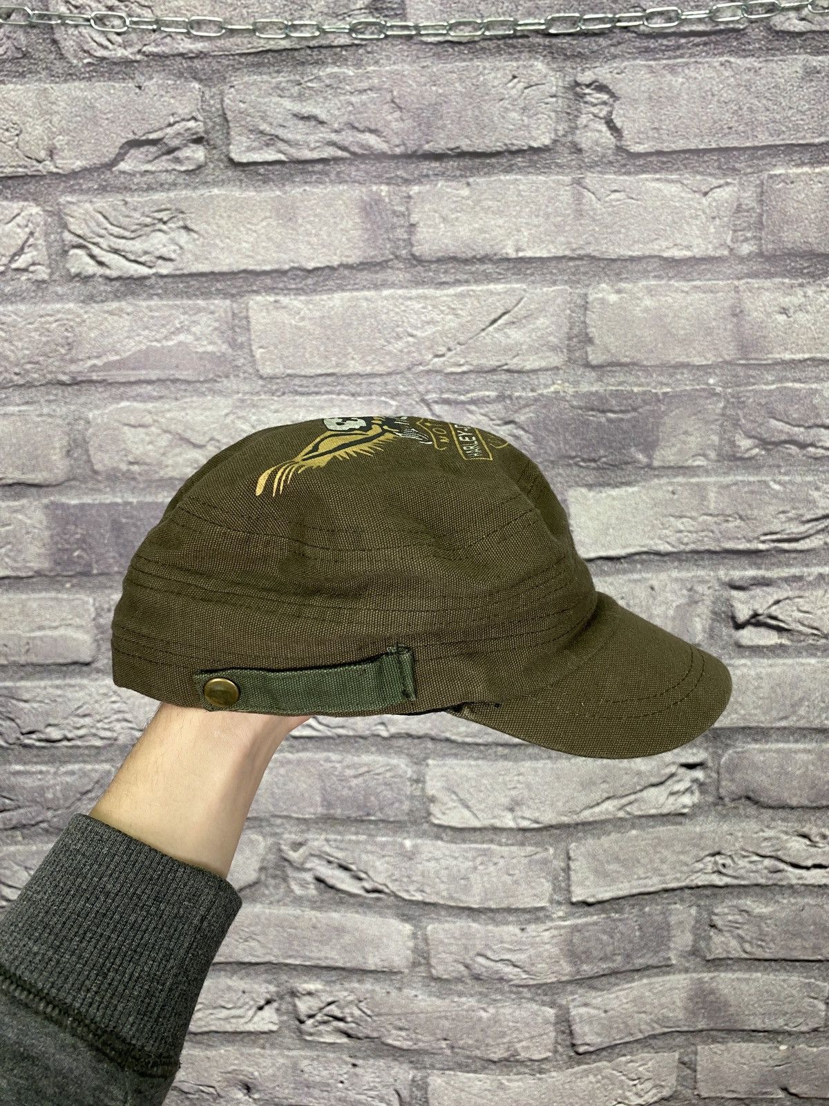 Other Vintage cap panama Harley Davidson bikers y2k rare Size ONE SIZE - 3 Thumbnail