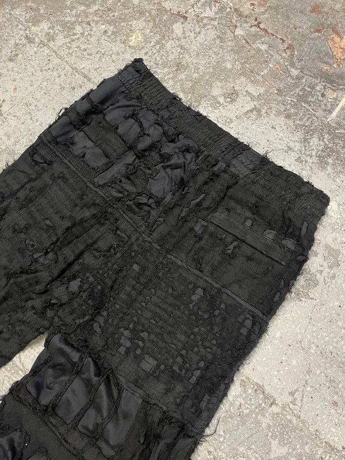 Givenchy Givenchy Destroyed Black Relaxed Pants Size US 32 / EU 48 - 8 Thumbnail