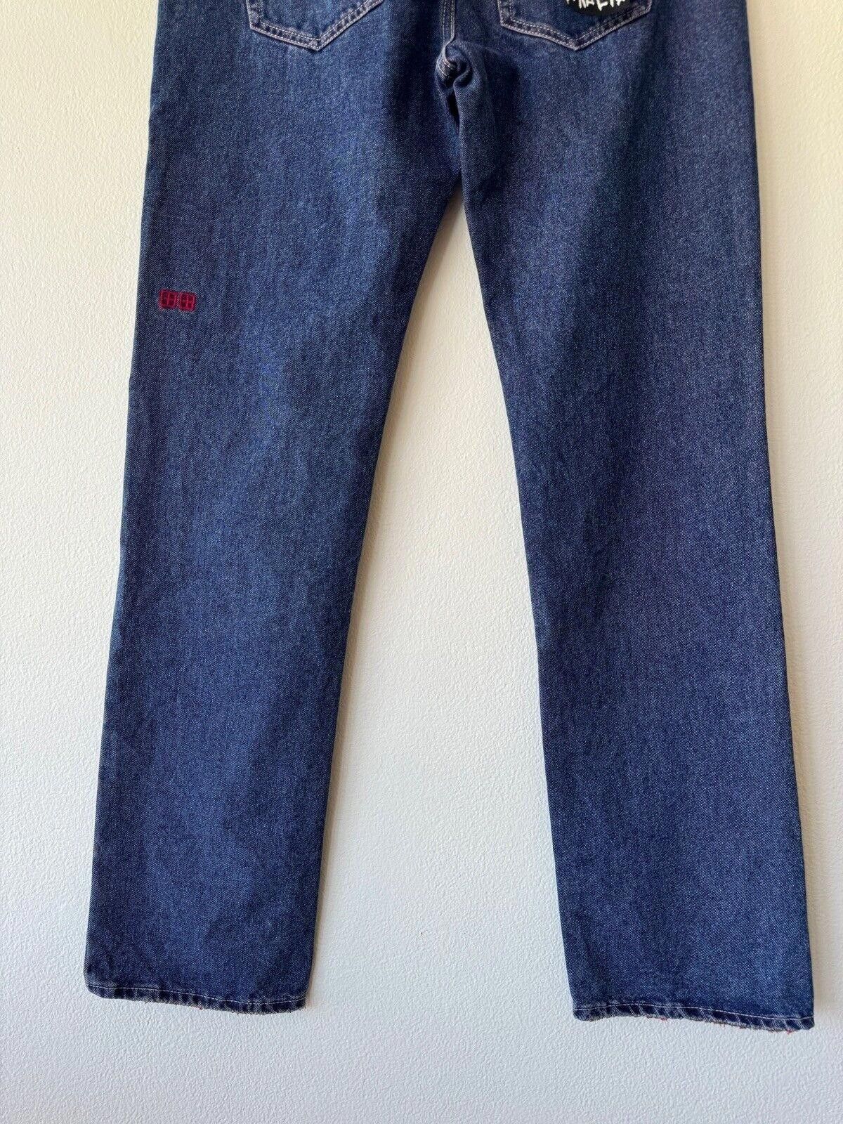 Ksubi new Ksubi mens denim jean hazlow 30 small blue red kolor Size US 30 / EU 46 - 7 Thumbnail