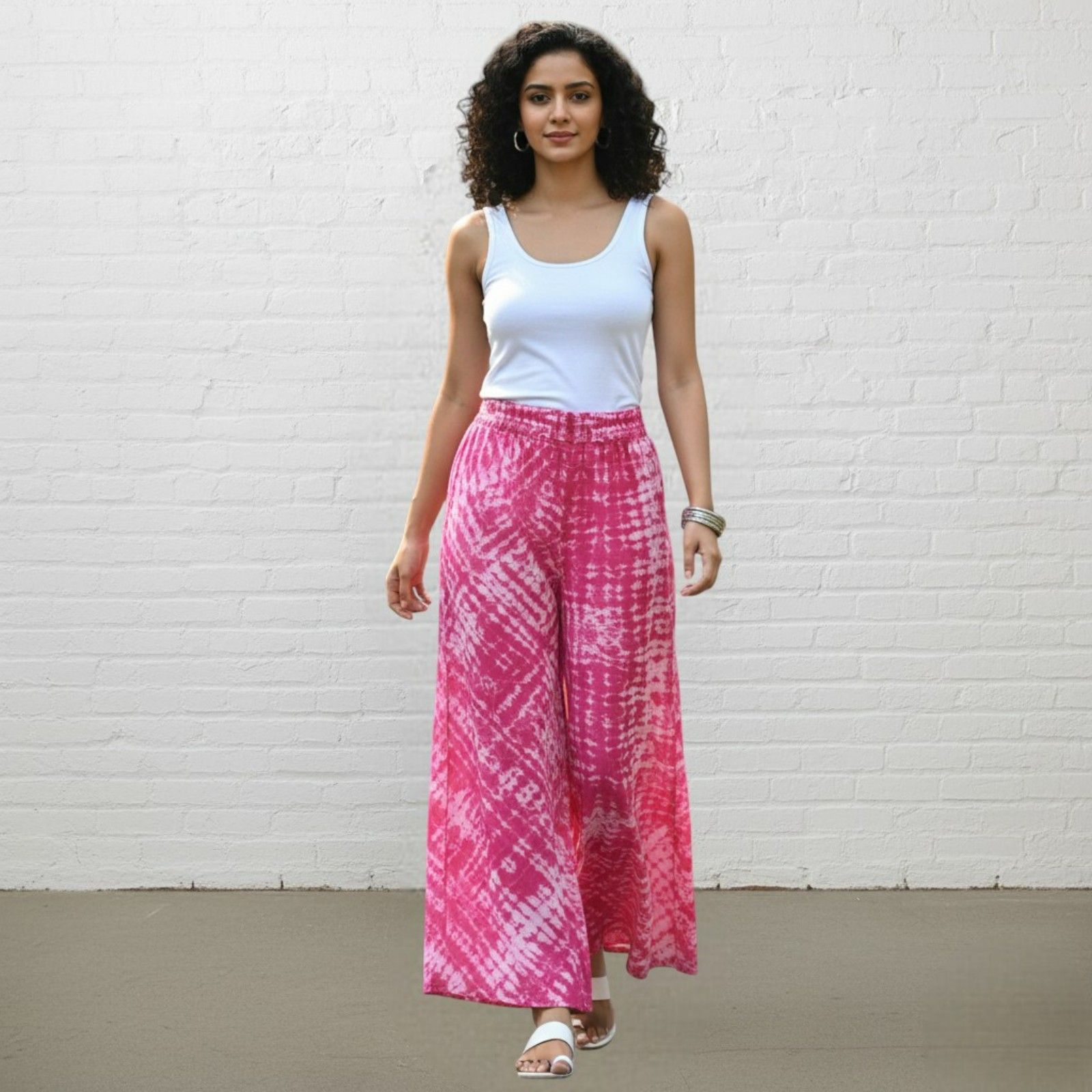 Amanda Uprichard Amanda Uprichard Wide Leg Silk Pants Size 30" / US 8 / IT 44 - 1 Thumbnail