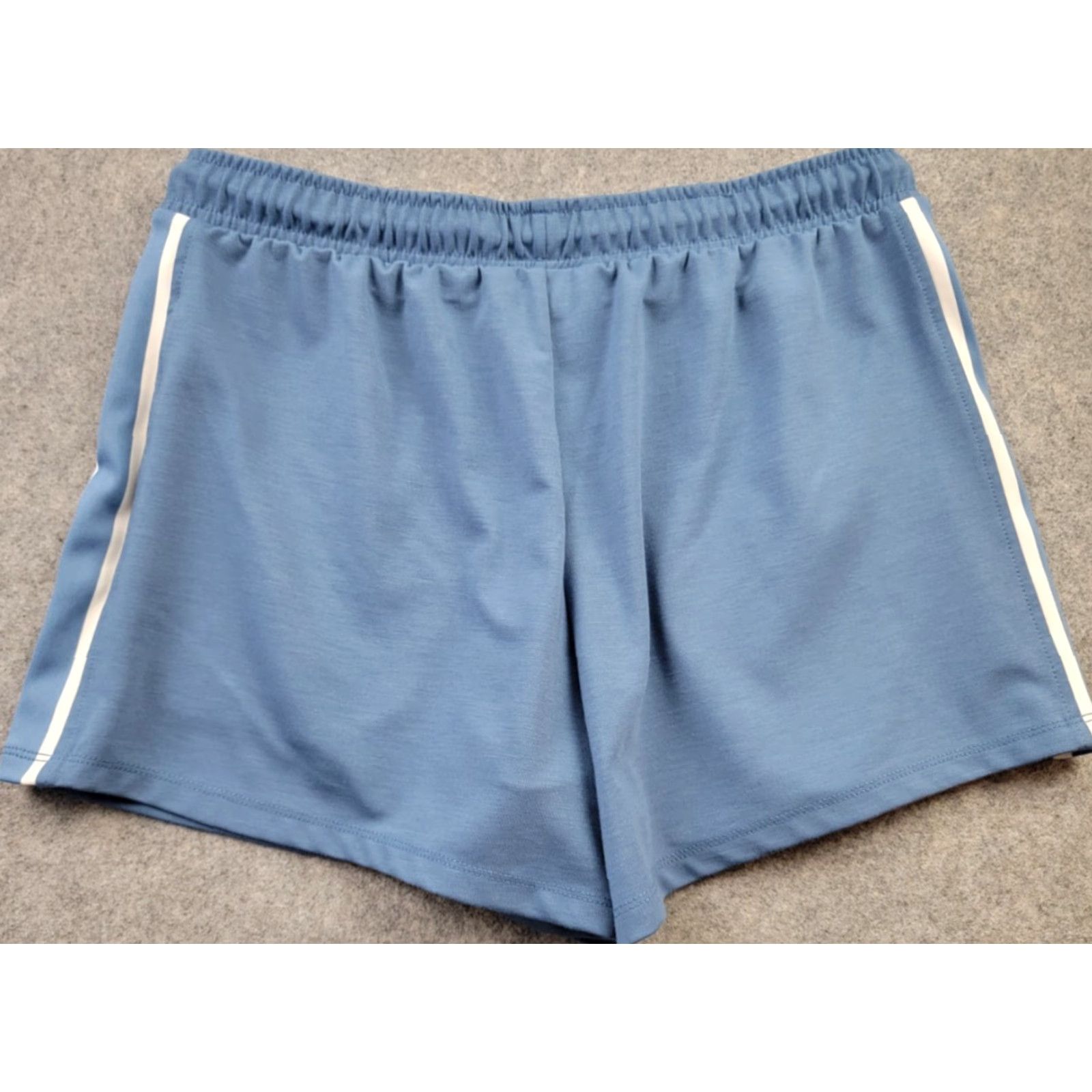 American Eagle Outfitters American Eagle Shorts Womens Medium Blue White Stripe Drawstring Waist Sweatshort Size 32" / US 10 / IT 46 - 5 Thumbnail