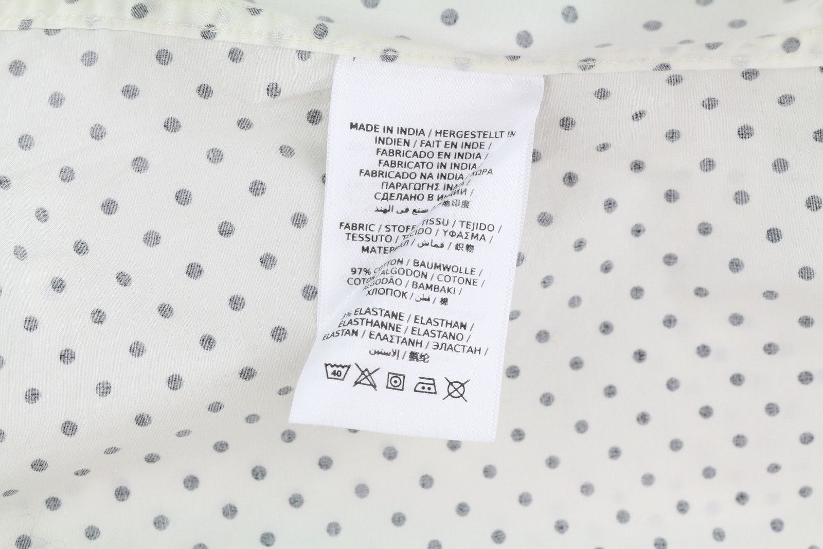 Gant STRETCH BROADCLOTH EU36 White Button-Up Shirt 85105 Size S / US 4 / IT 40 - 8 Thumbnail