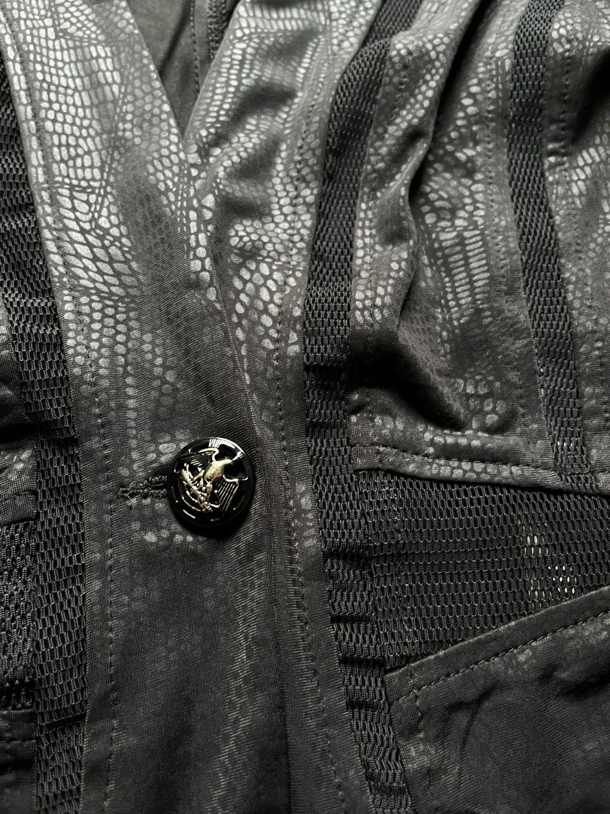 Isamu Katayama Backlash Vintage ai man snake skin vkei mesh blazer Size US M / EU 48-50 / 2 - 4 Thumbnail