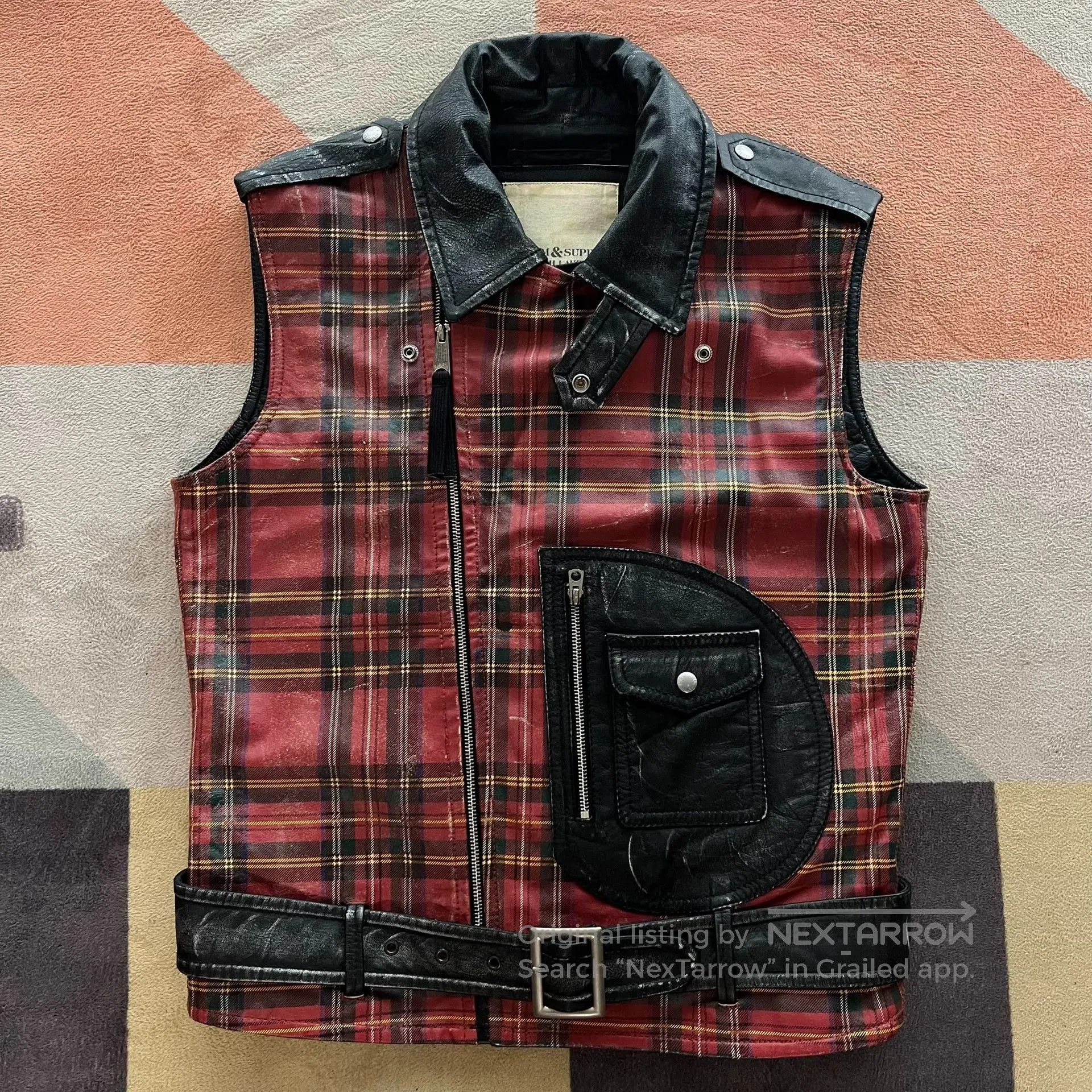 Denim & Supply Ralph Lauren Denim Supply Ralph Lauren Leather Vest. Size US M / EU 48-50 / 2 - 2 Thumbnail