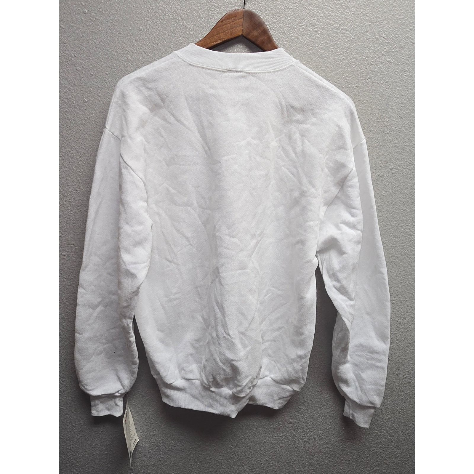 Jerzees × Vintage Vintage White Crewneck Flower Graphic 90s Sweatshirt NWT M Size M / US 6-8 / IT 42-44 - 7 Thumbnail