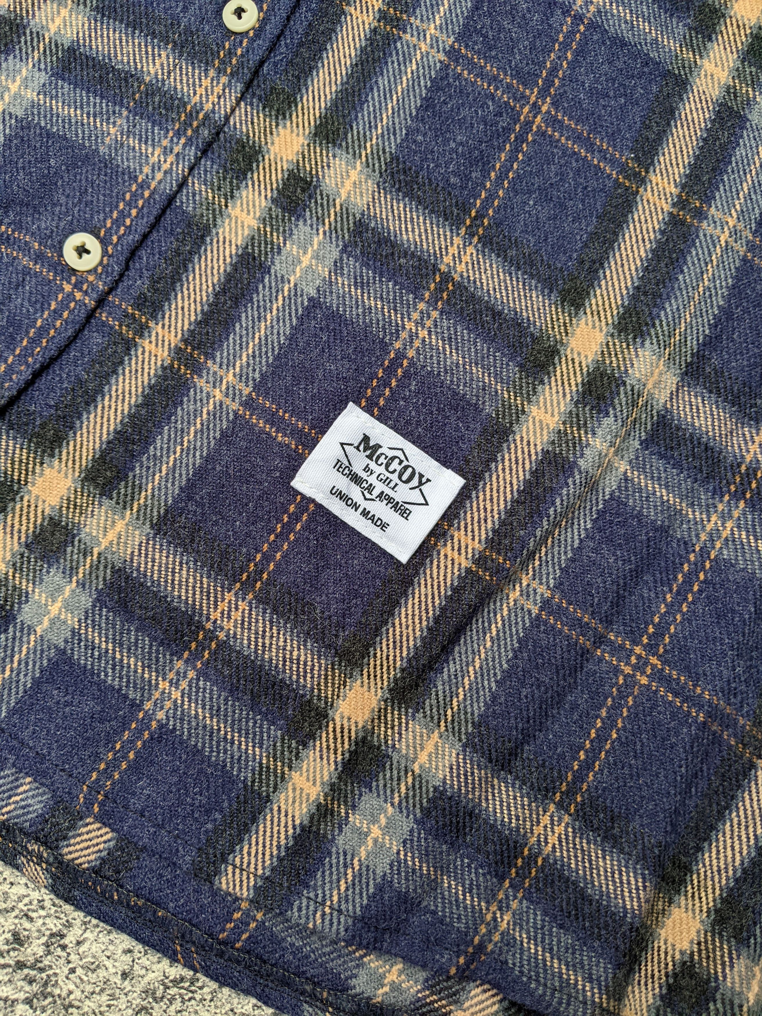 The Real McCoy's McCoy Wool Flannel Shirt Size US L / EU 52-54 / 3 - 3 Thumbnail
