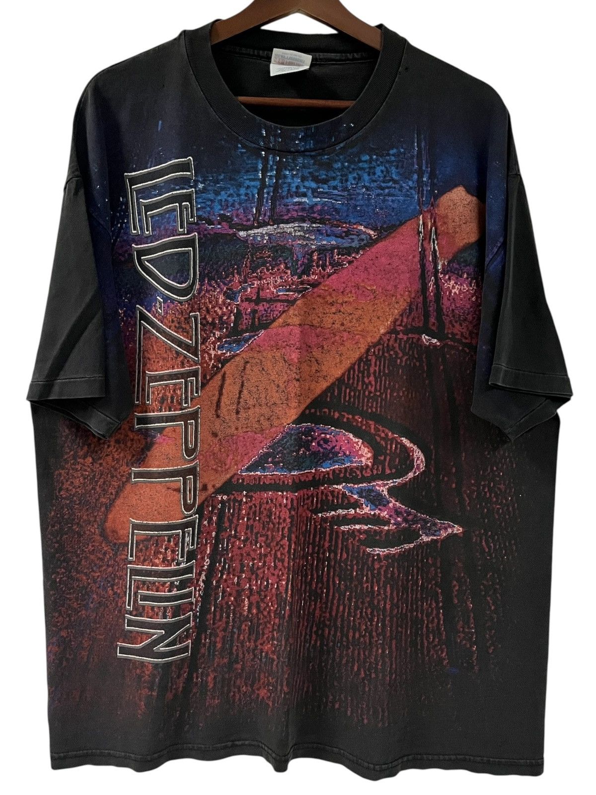 Vintage Led Zeppelin AOP 90s t shirt