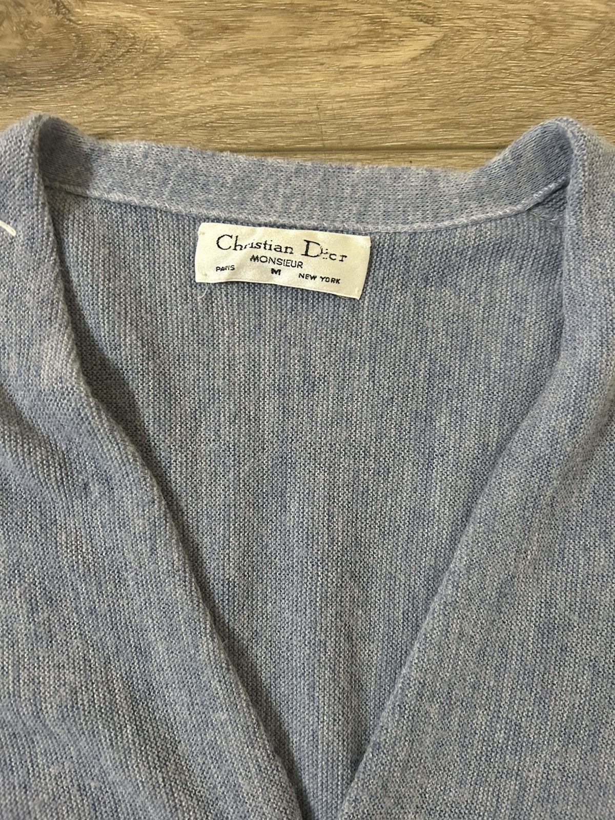 Christian Dior Monsieur Blue christian dior cardigan Size US M / EU 48-50 / 2 - 2 Thumbnail