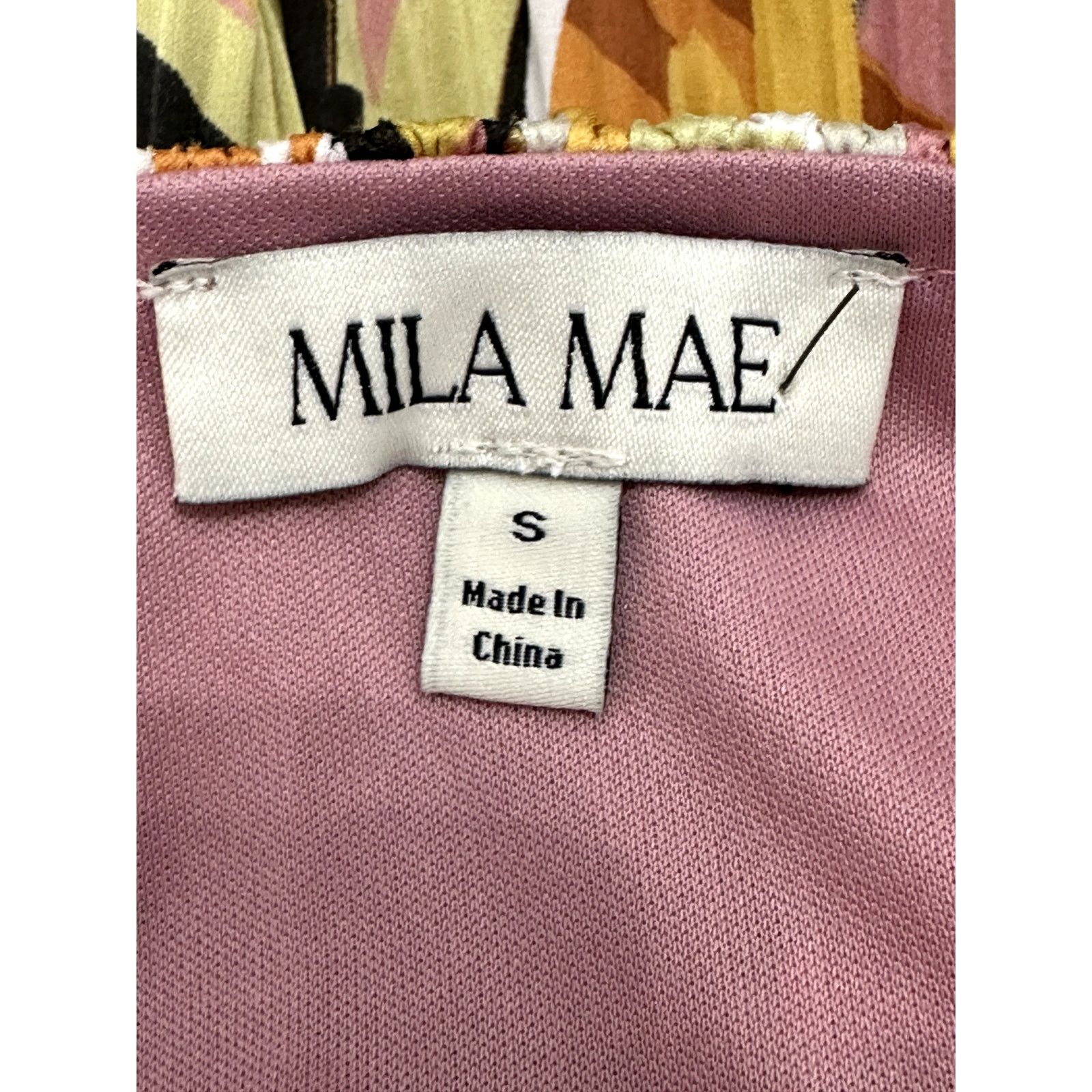 Other Mila Mae Mini Dress Satin Tiered Sleeveless Multicolor S Size S / US 4 / IT 40 - 8 Thumbnail