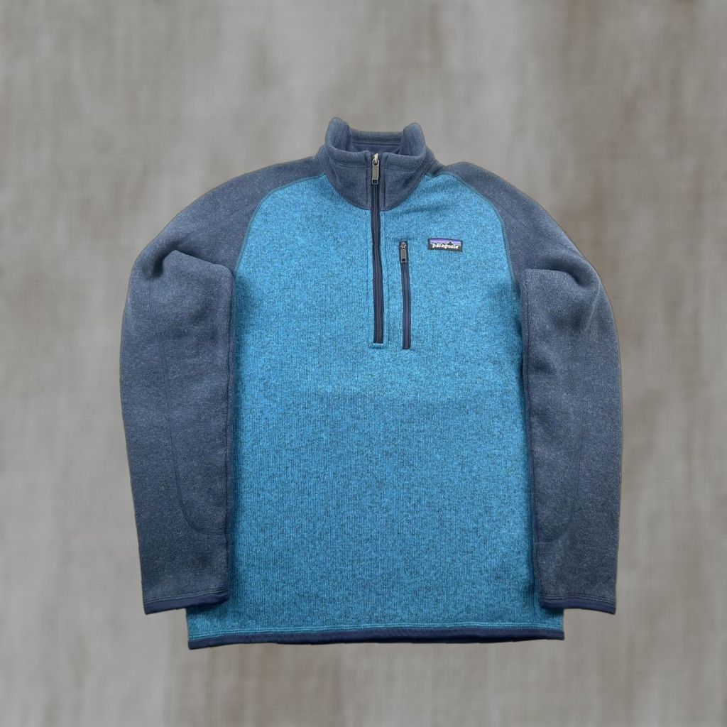 Patagonia Patagonia Better Sweater Jacket XS Men Blue 1/4 Zip Fleece Knit Stand-Up Collar Pockets Outdoor hiking Casual Travel Regular Size US XS / EU 42 / 0 - 1 Thumbnail