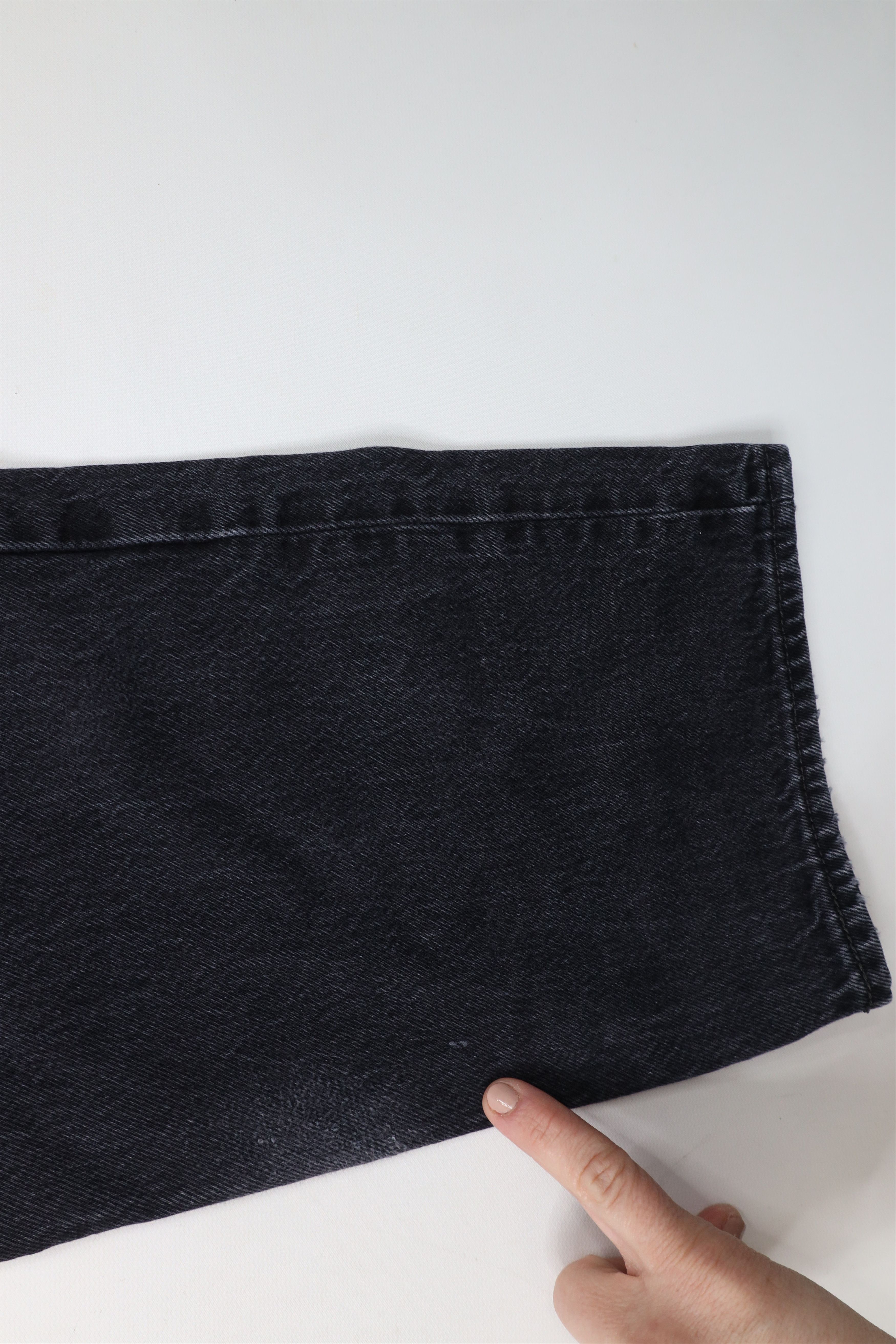 Levi's × Vintage Vintage Y2K Levis 501xx Fly Original Fit Denim Jeans Black Size US 40 / EU 56 - 6 Thumbnail