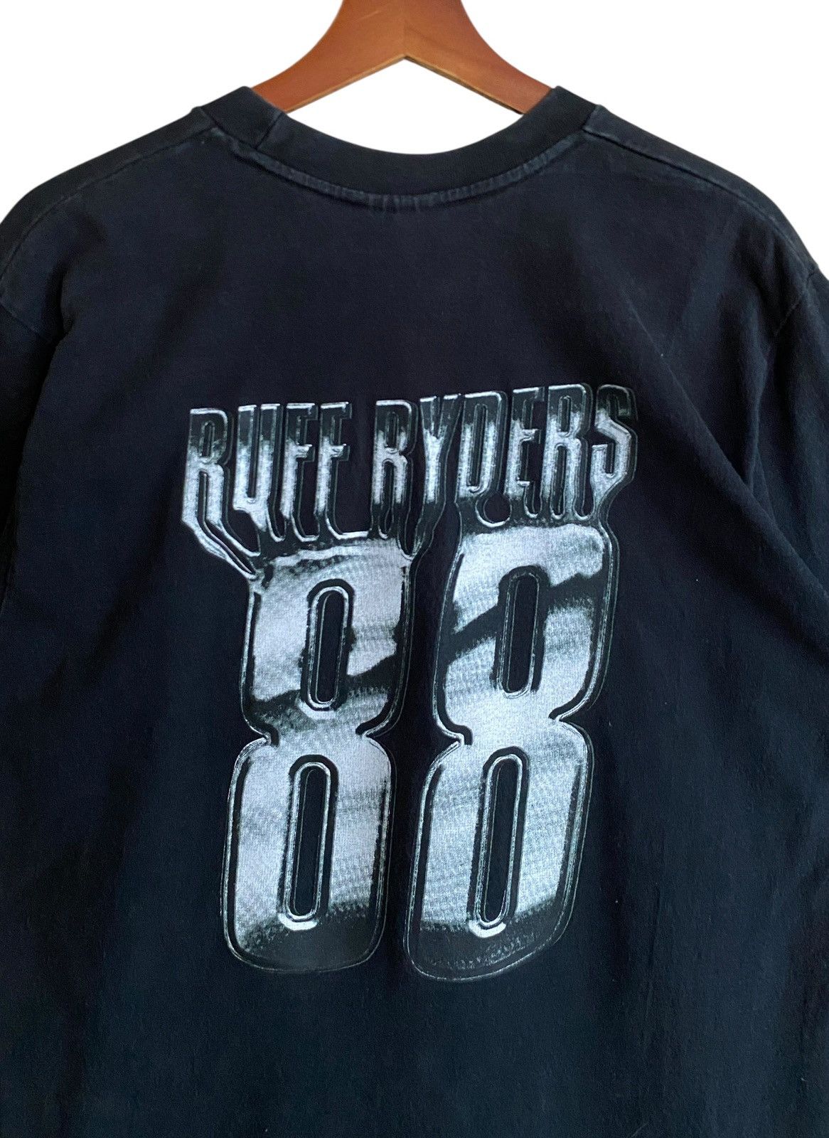 Vintage Rare Vintage Ruff Ryders Hip Hop Record Label T-shirt 1990s Size US L / EU 52-54 / 3 - 4 Thumbnail