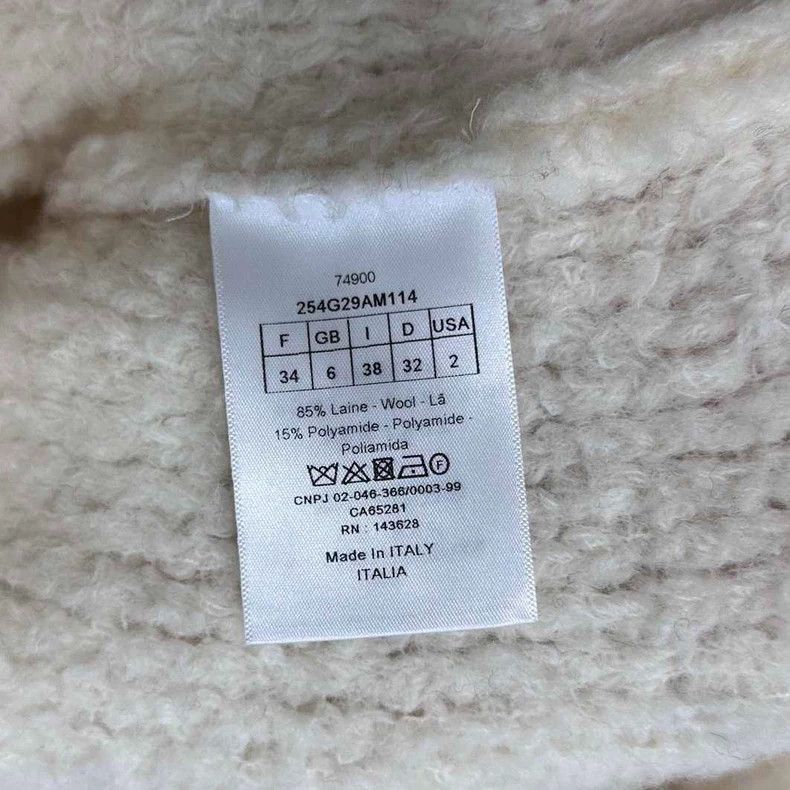 Dior Beige Teddy Zip-2505 Size M / US 6-8 / IT 42-44 - 6 Thumbnail