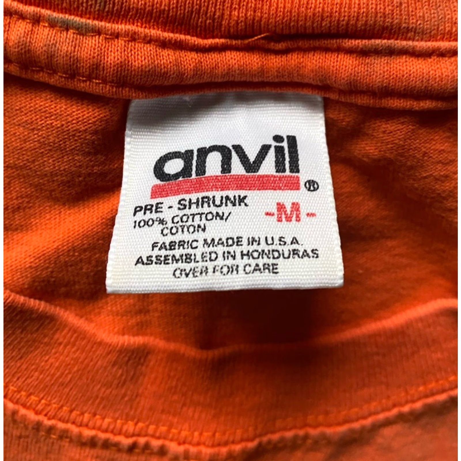 Anvil VINTAGE The Aquabats Band Shirt Men’s Medium Orange Logo 90s Y2K Anvil Tag Shirt Logo Music Band Mens M Orange Anvil 90s Vintage Size US M / EU 48-50 / 2 - 2 Thumbnail